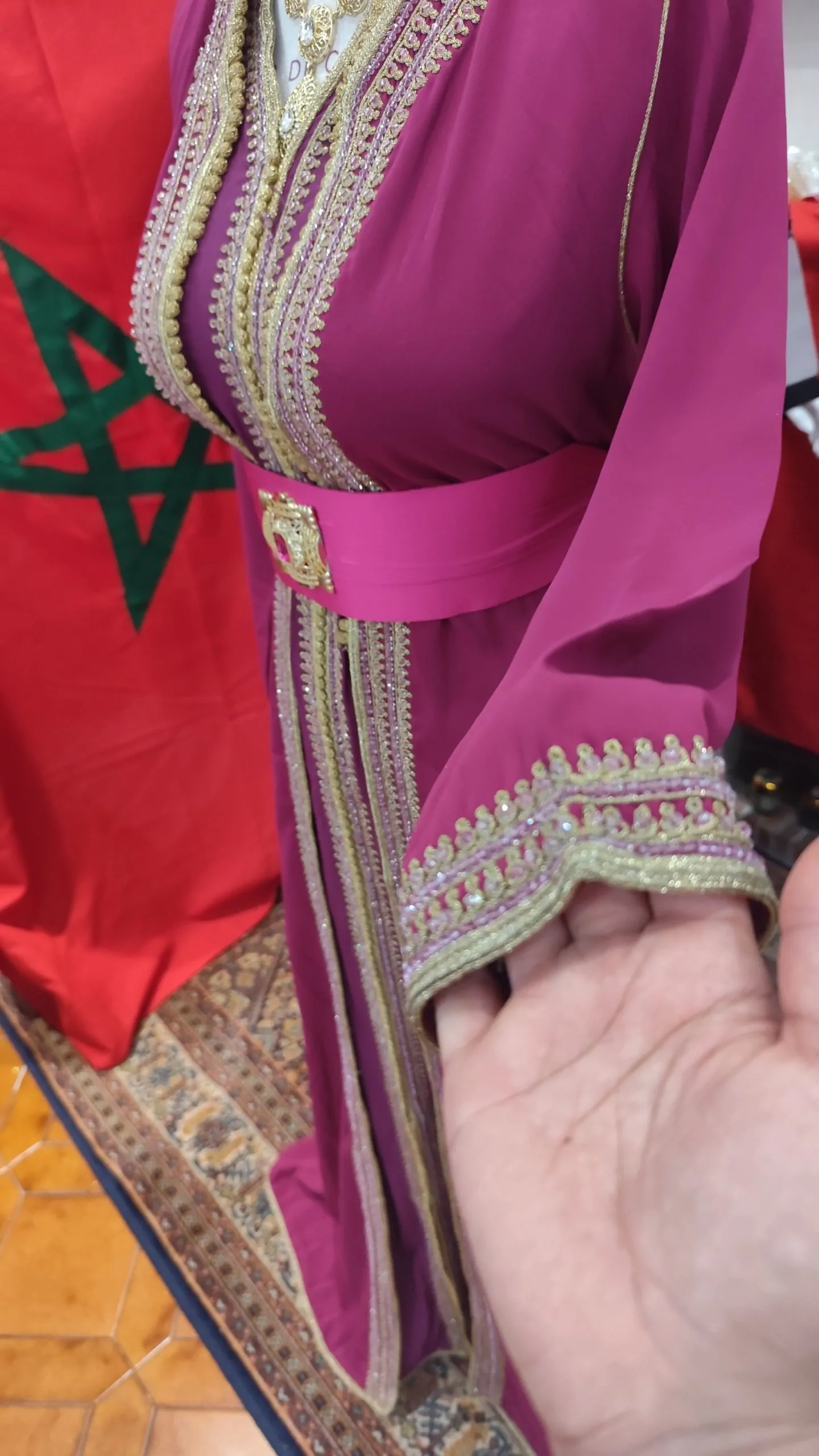 caftan marocain d occasion plus la ceinture – Image 10