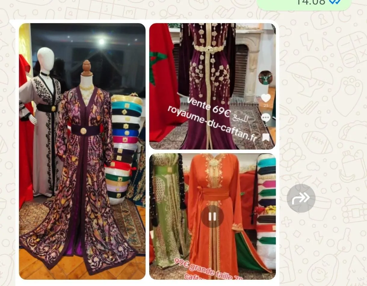 suite de la commande de Nejma