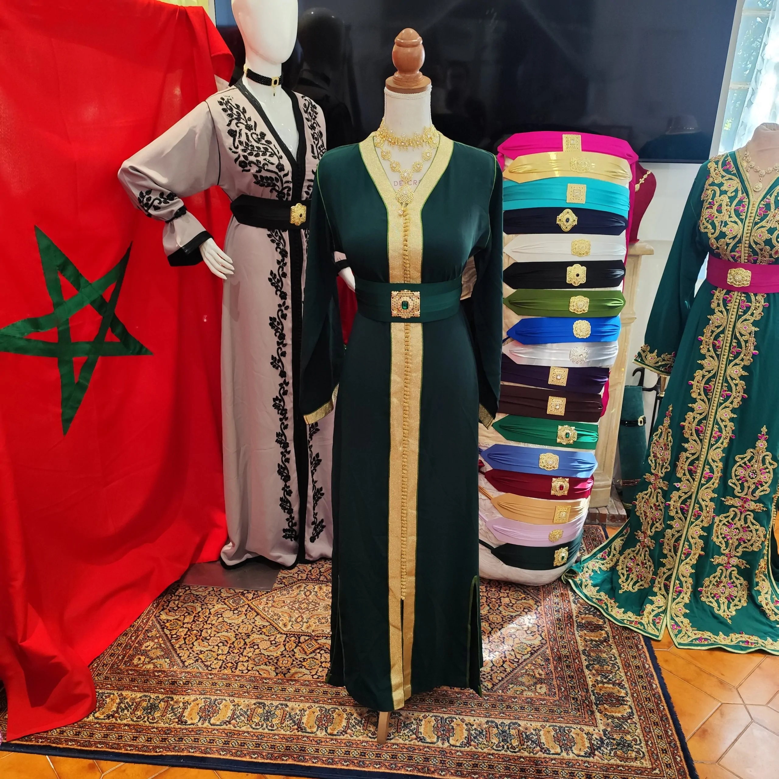 caftan marocain porté une fois