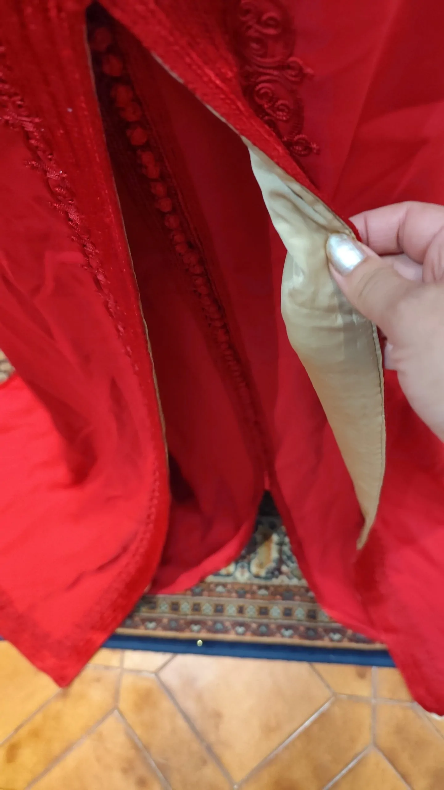 caftan marocain d occasion avec la ceinture – Image 10