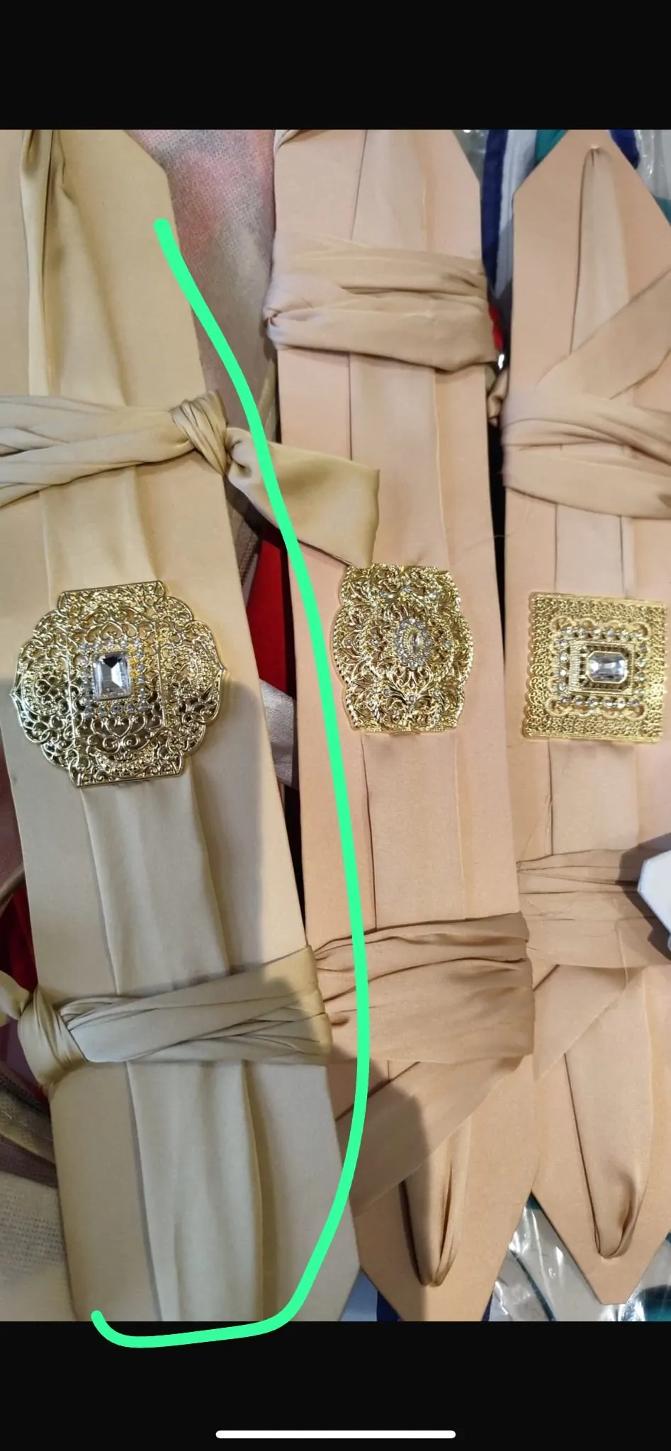 ceinture neuve beige
