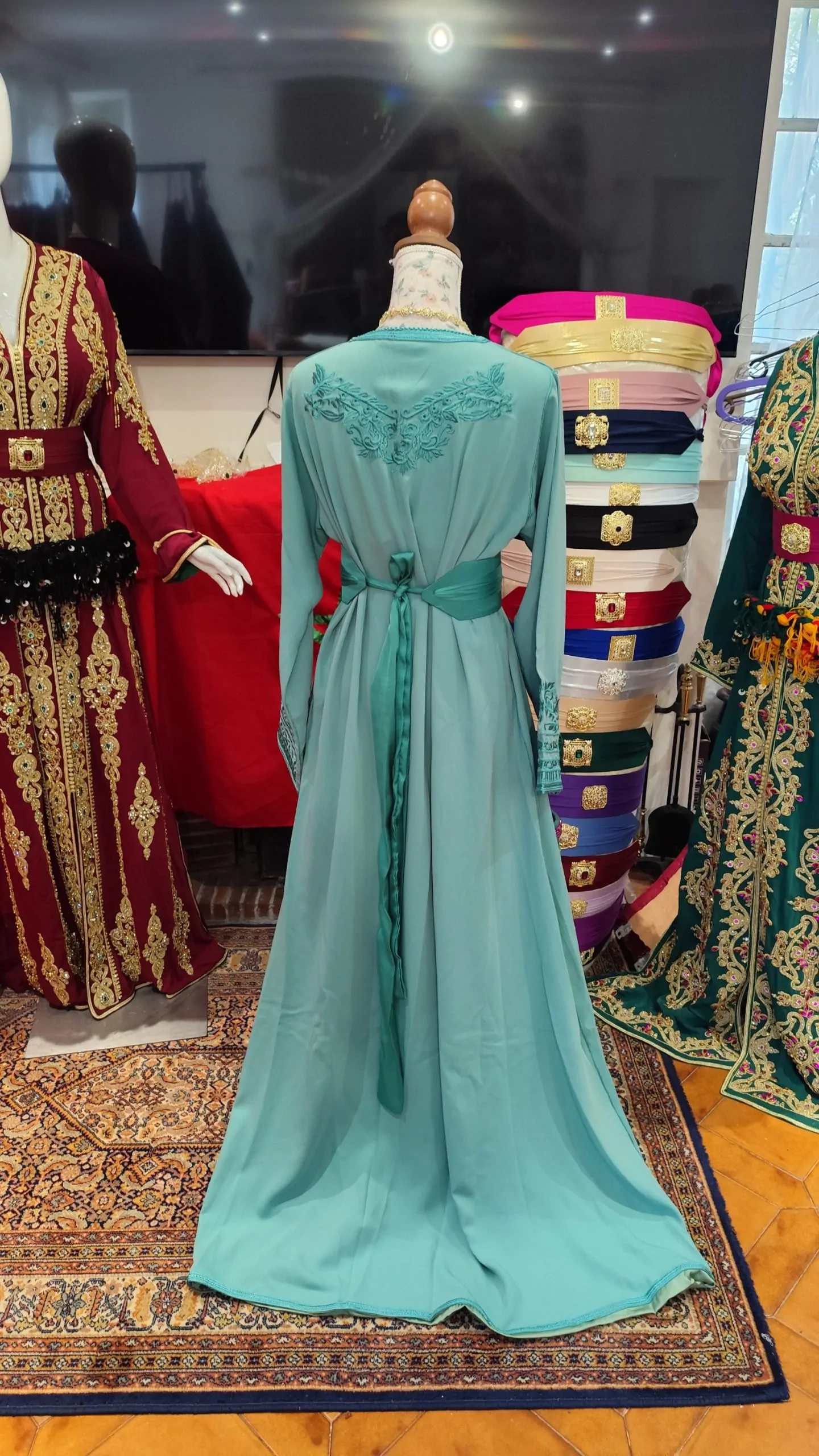 caftan marocain neuf avec ceinture – Image 10