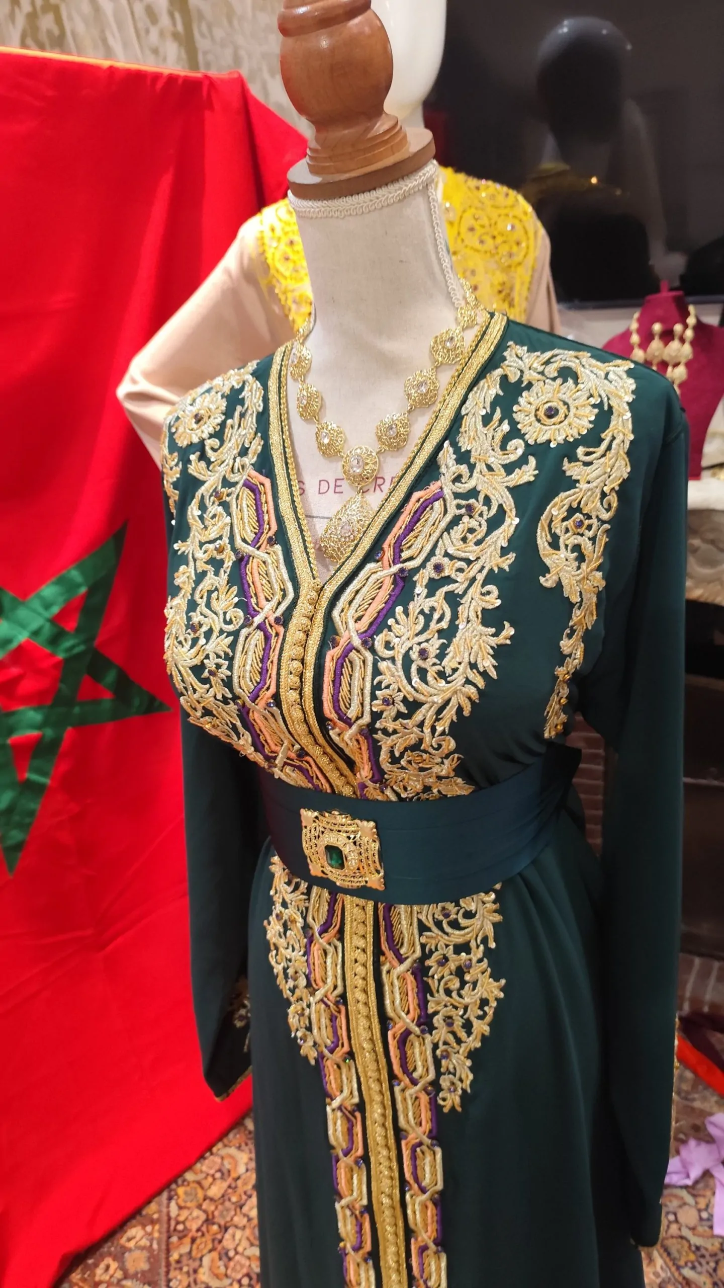 caftan marocain d occasion grande taille – Image 3