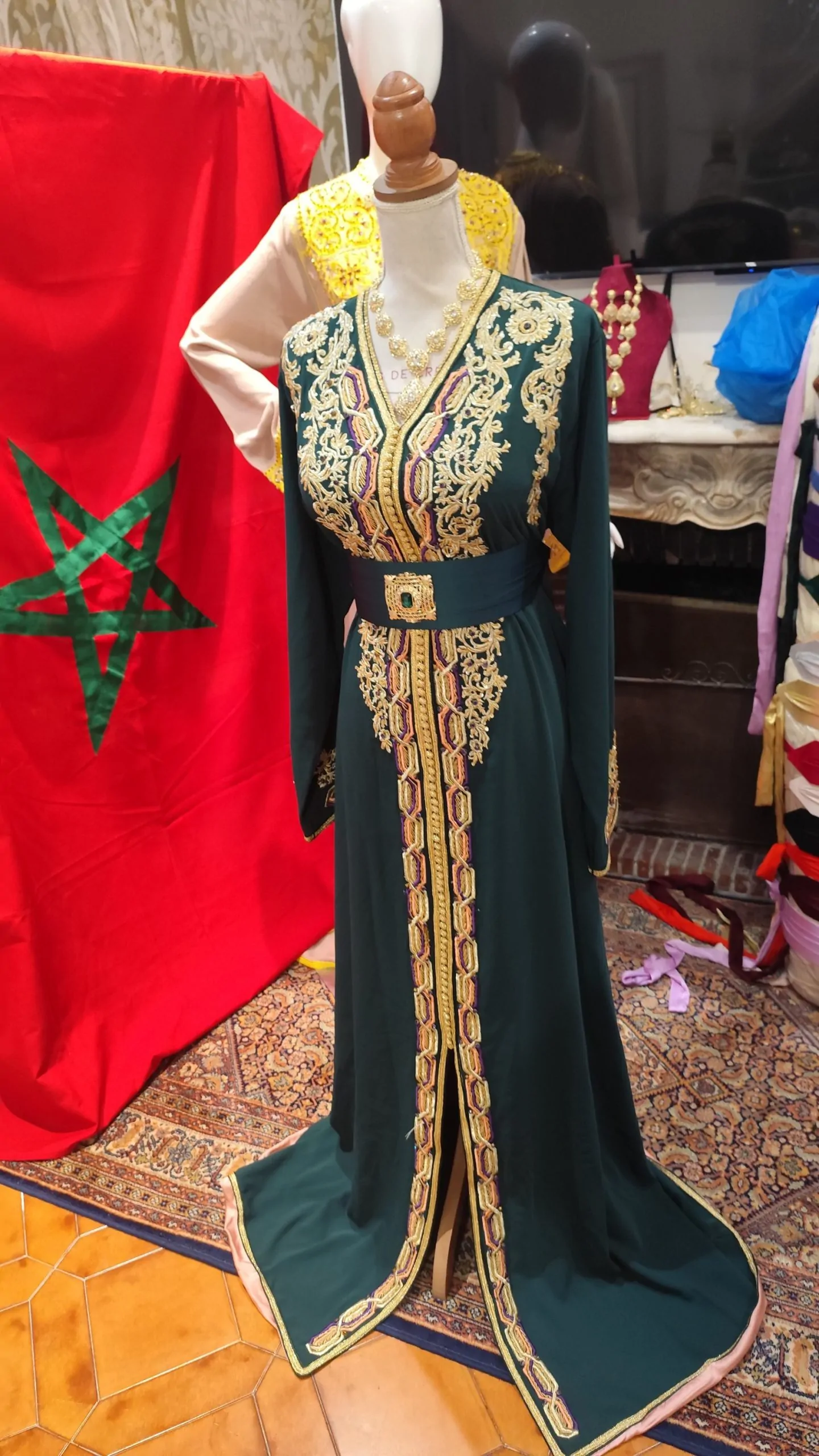 caftan marocain d occasion grande taille – Image 12