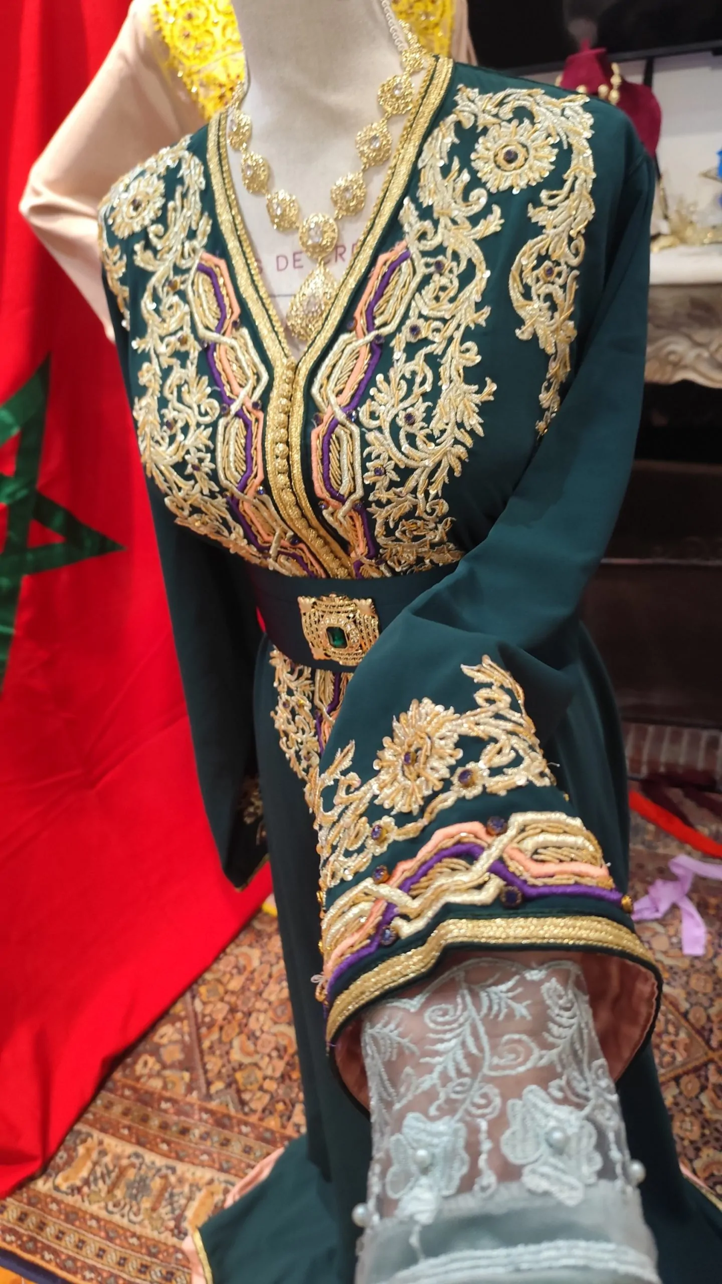 caftan marocain d occasion grande taille – Image 6