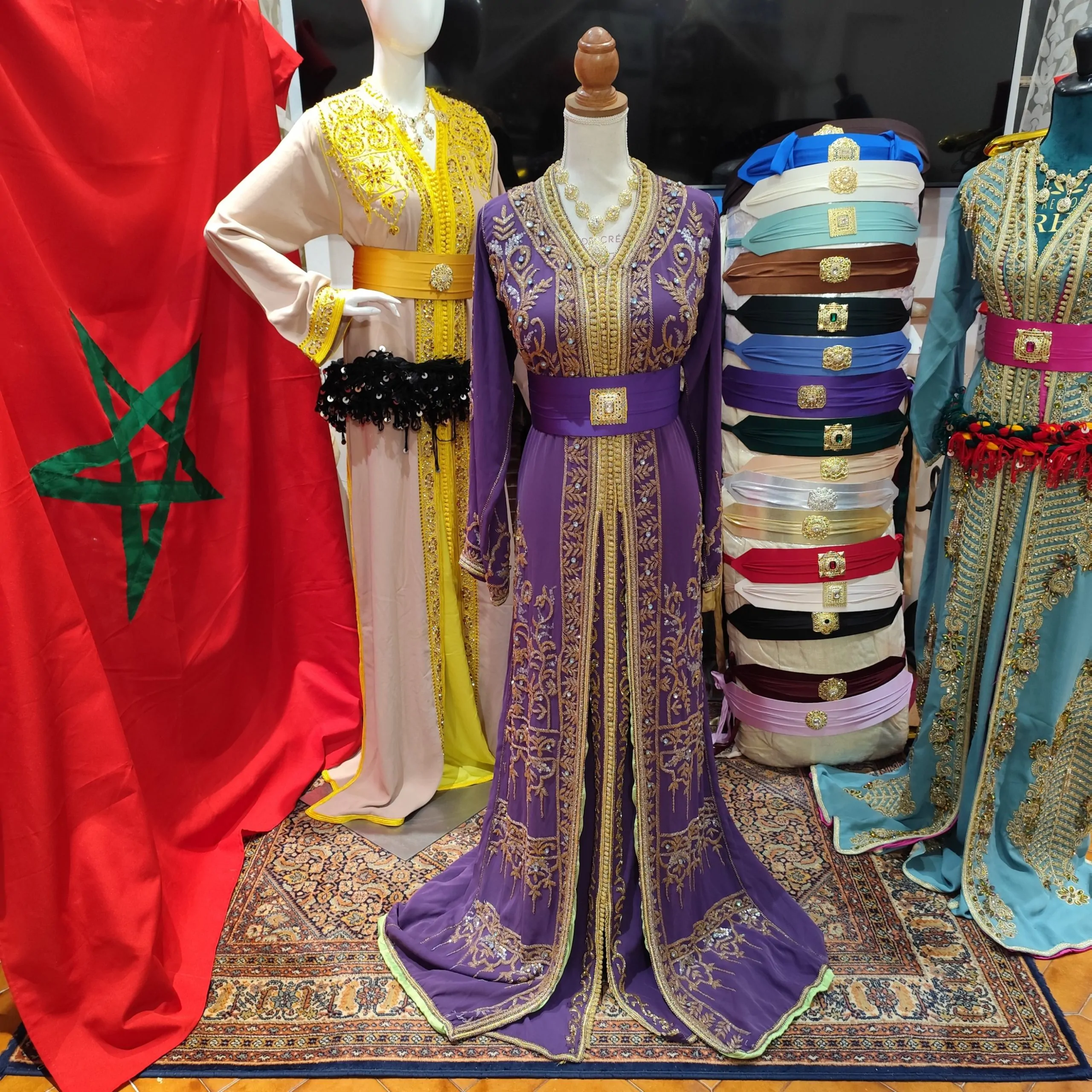 caftan marocain d occasion doublé