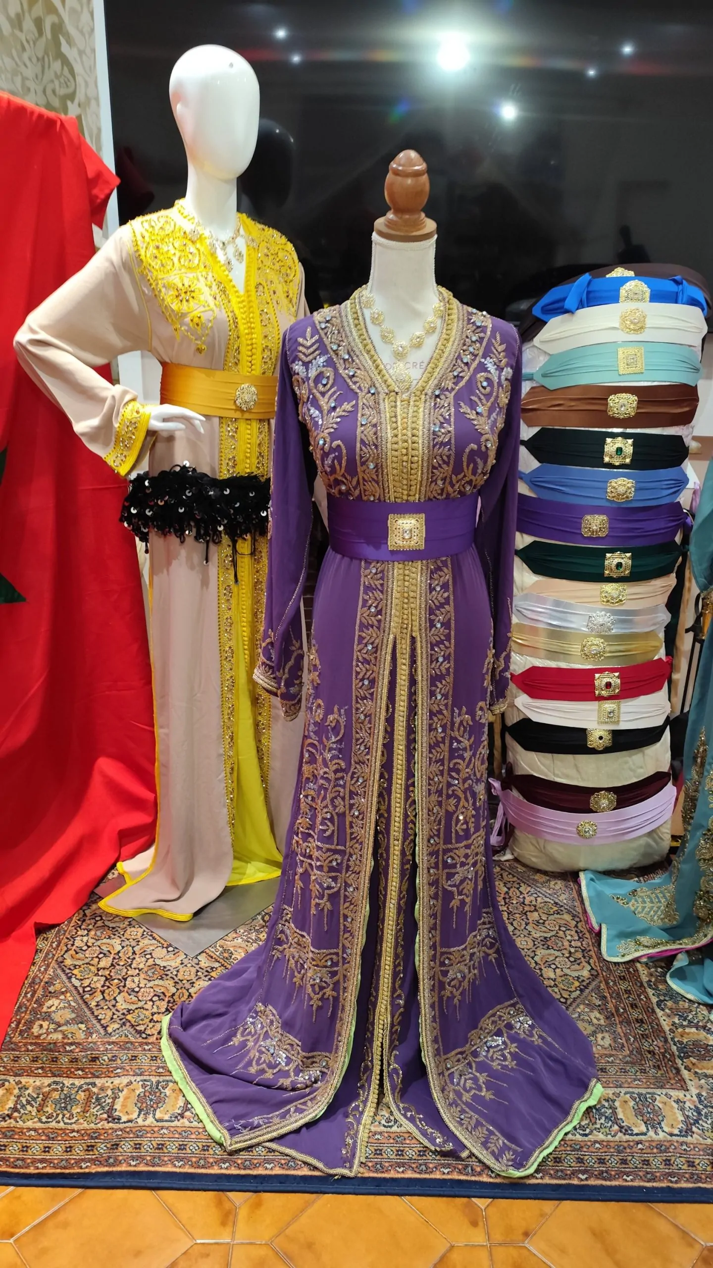 caftan marocain d occasion doublé – Image 8