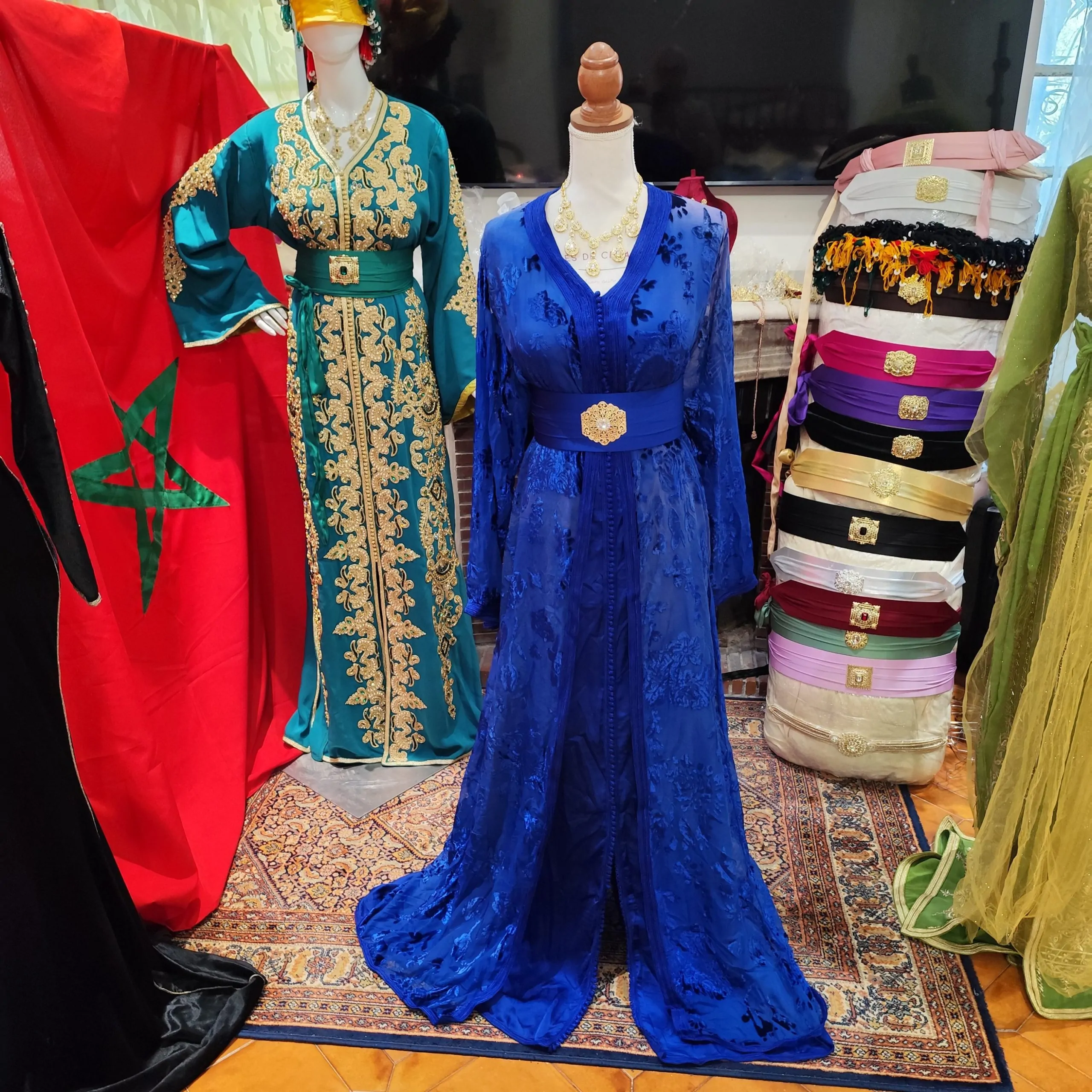 caftan marocain d occasion etat satisfaisant grande taille – Image 11