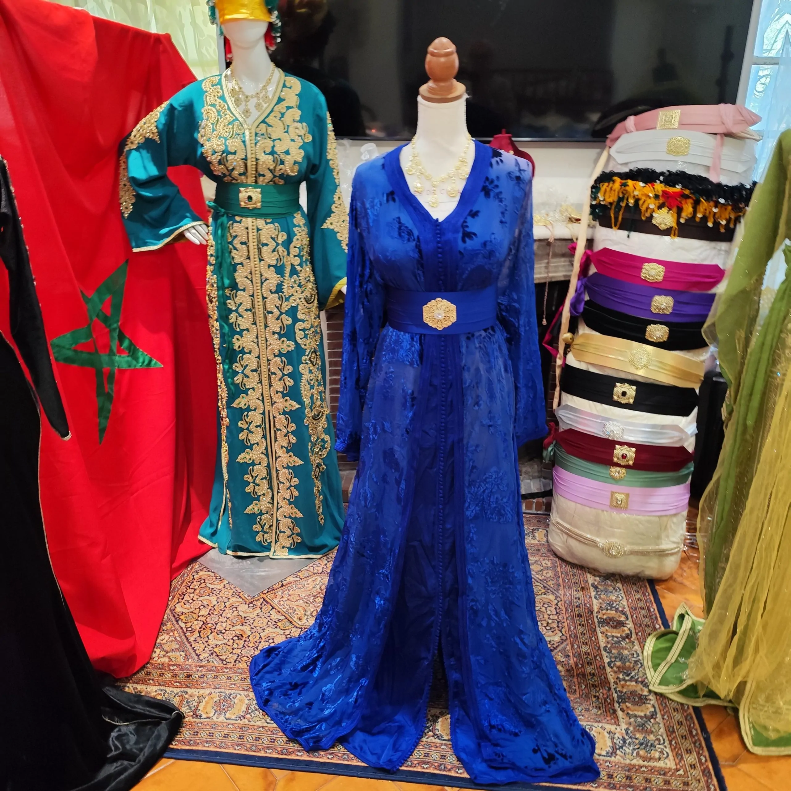 caftan marocain d occasion etat satisfaisant grande taille – Image 10