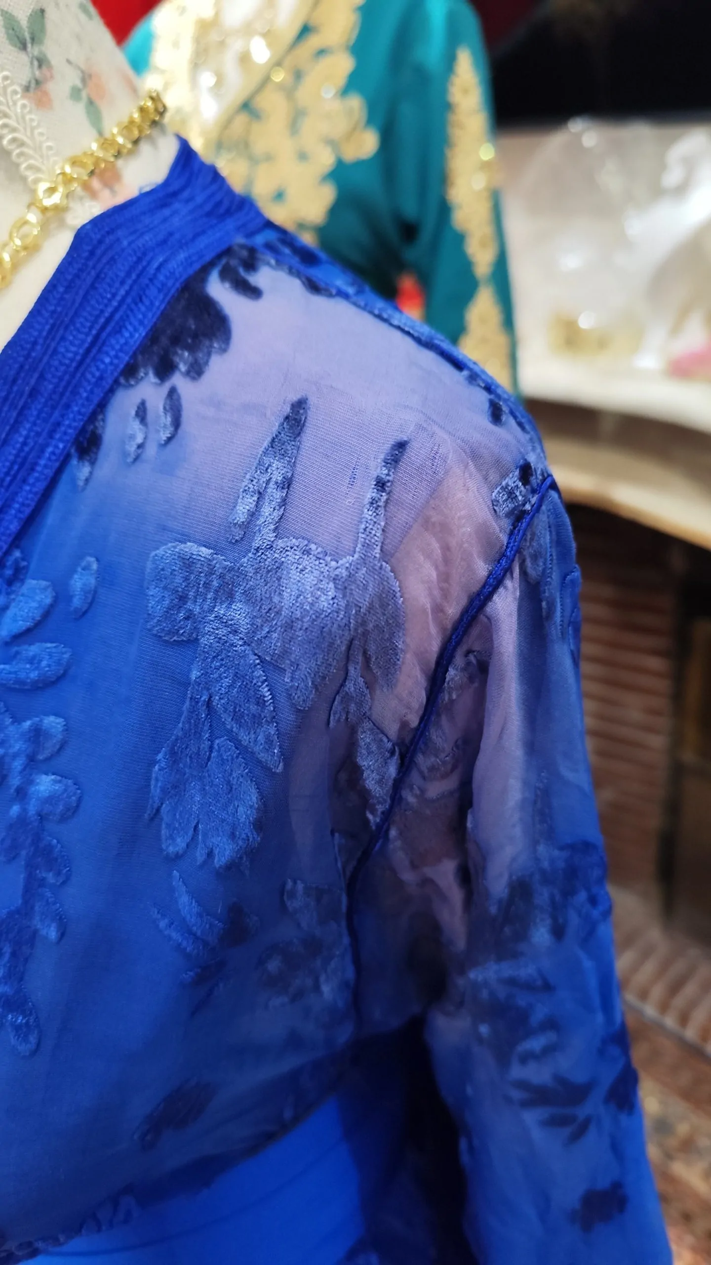 caftan marocain d occasion etat satisfaisant grande taille – Image 4
