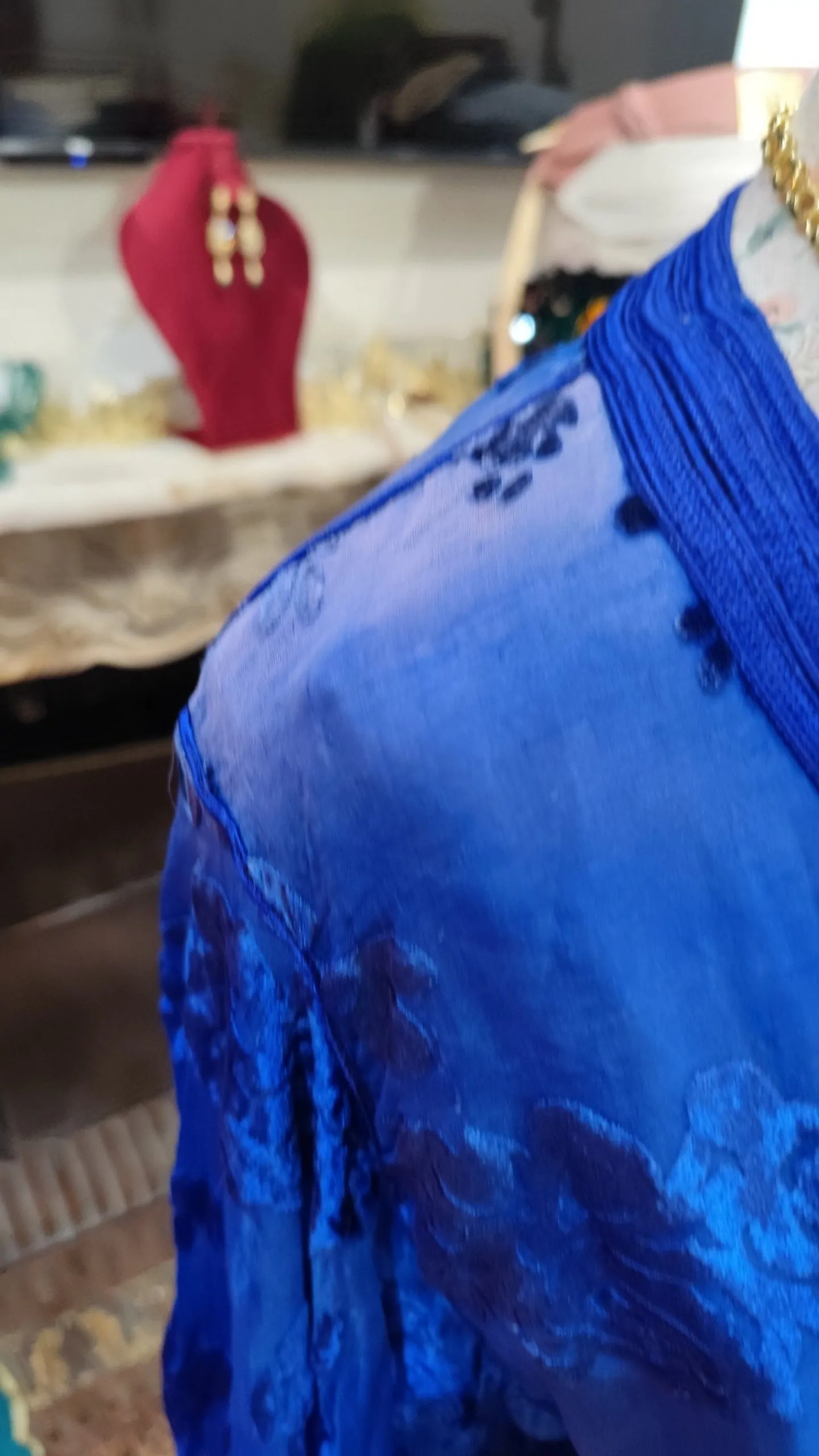 caftan marocain d occasion etat satisfaisant grande taille – Image 3