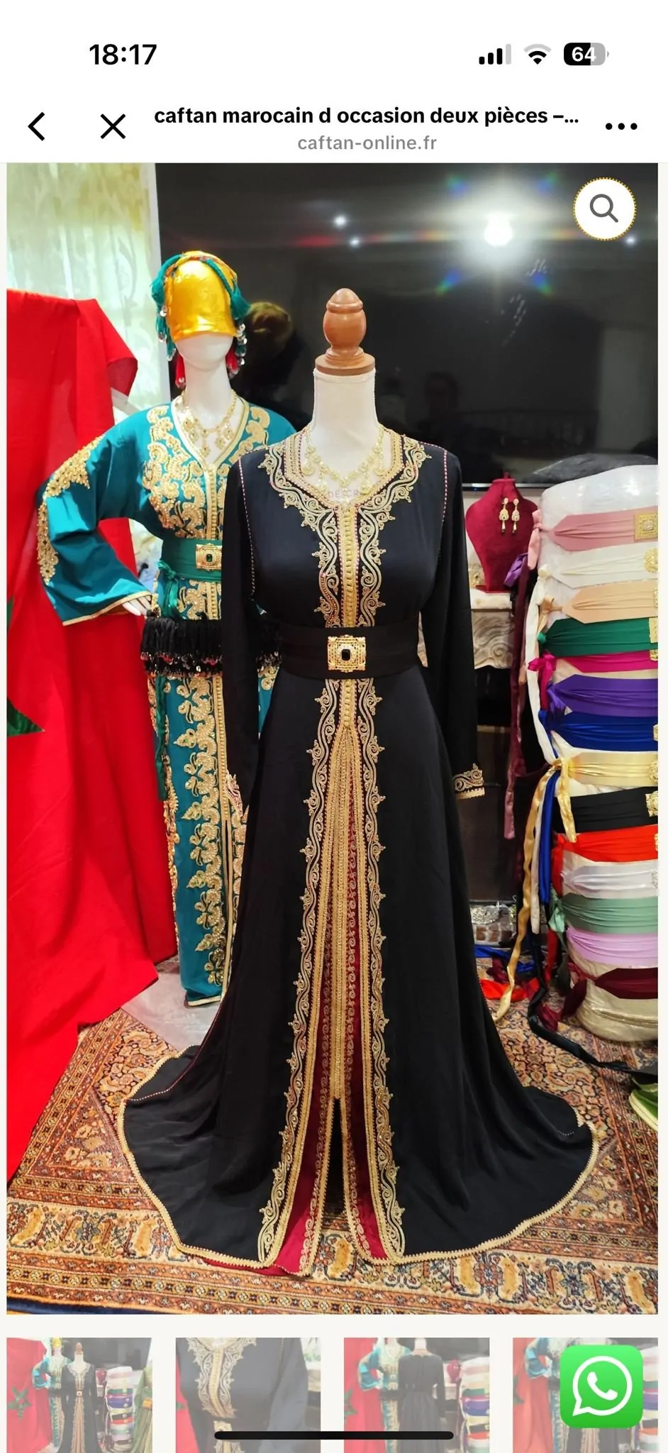 caftan marocain d occasion suite de la commande