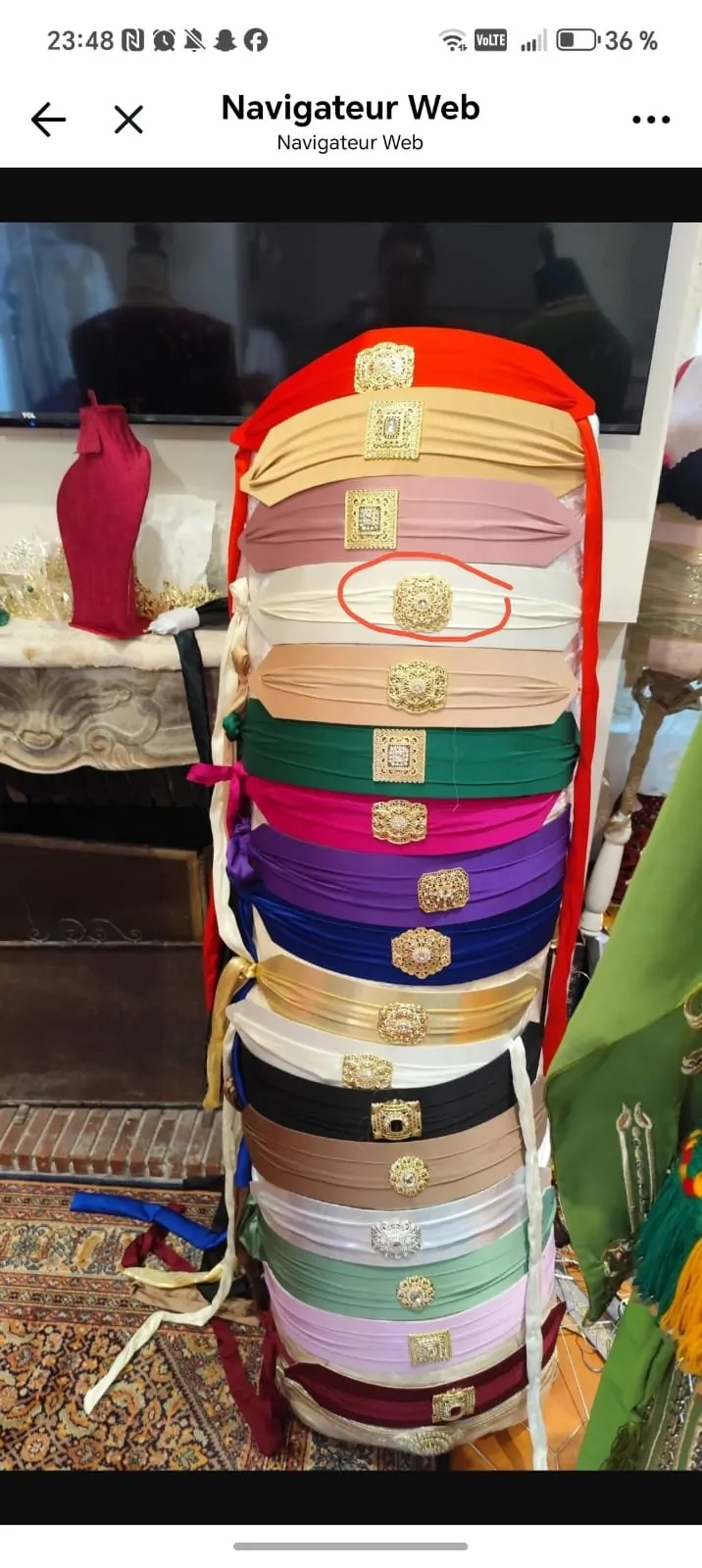 ceinture neuve