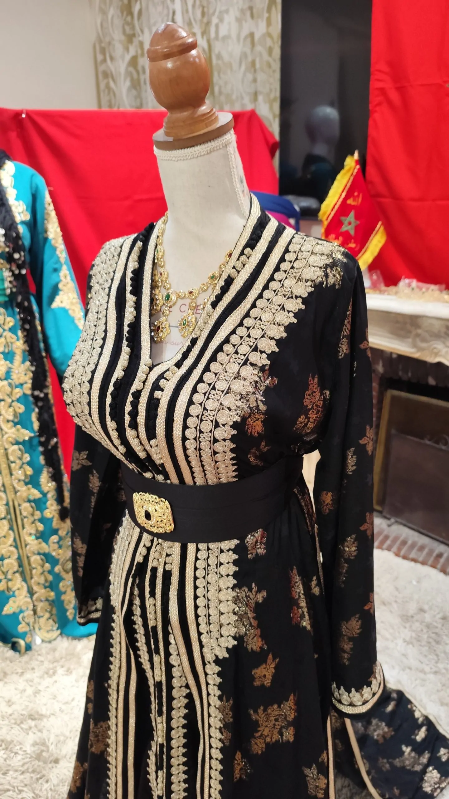 caftan marocain d occasion grande taille – Image 4