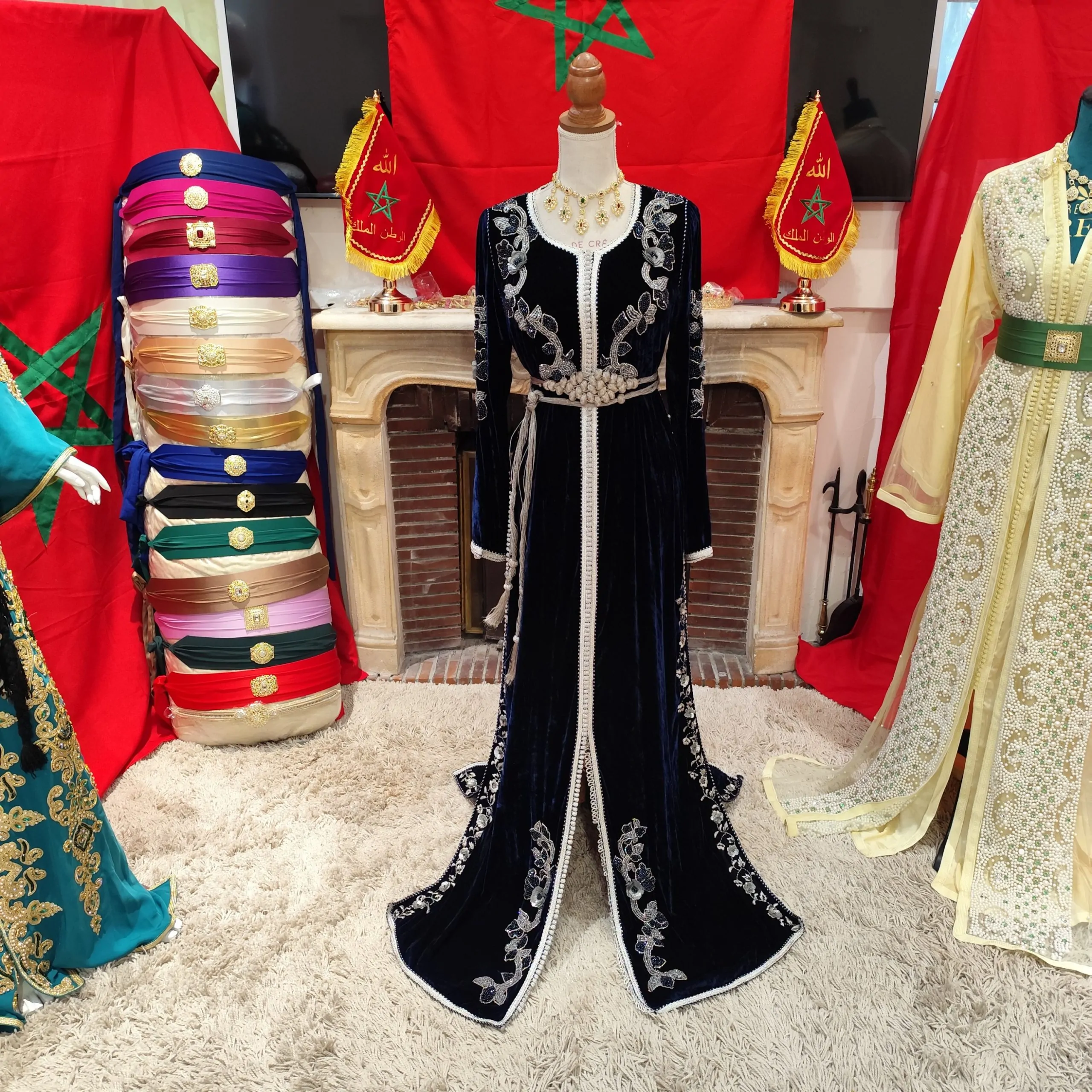 caftan marocain d occasion avec ceinture