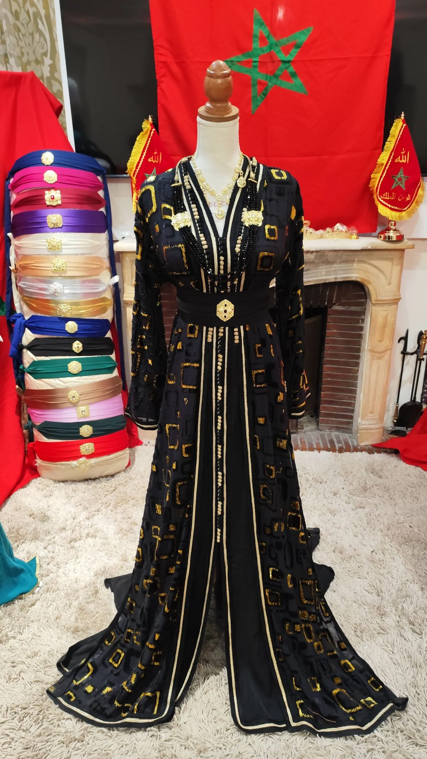 caftan marocain d occasion avec ceinture – Image 16