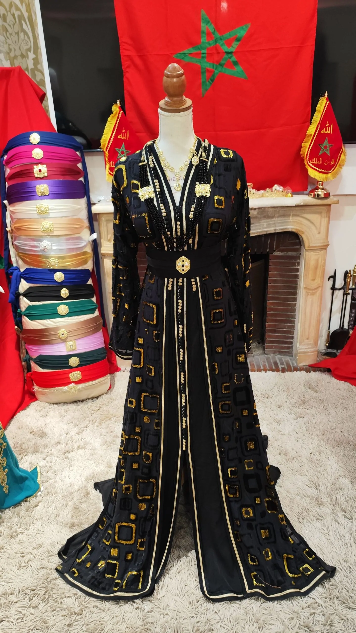 caftan marocain d occasion avec ceinture – Image 8