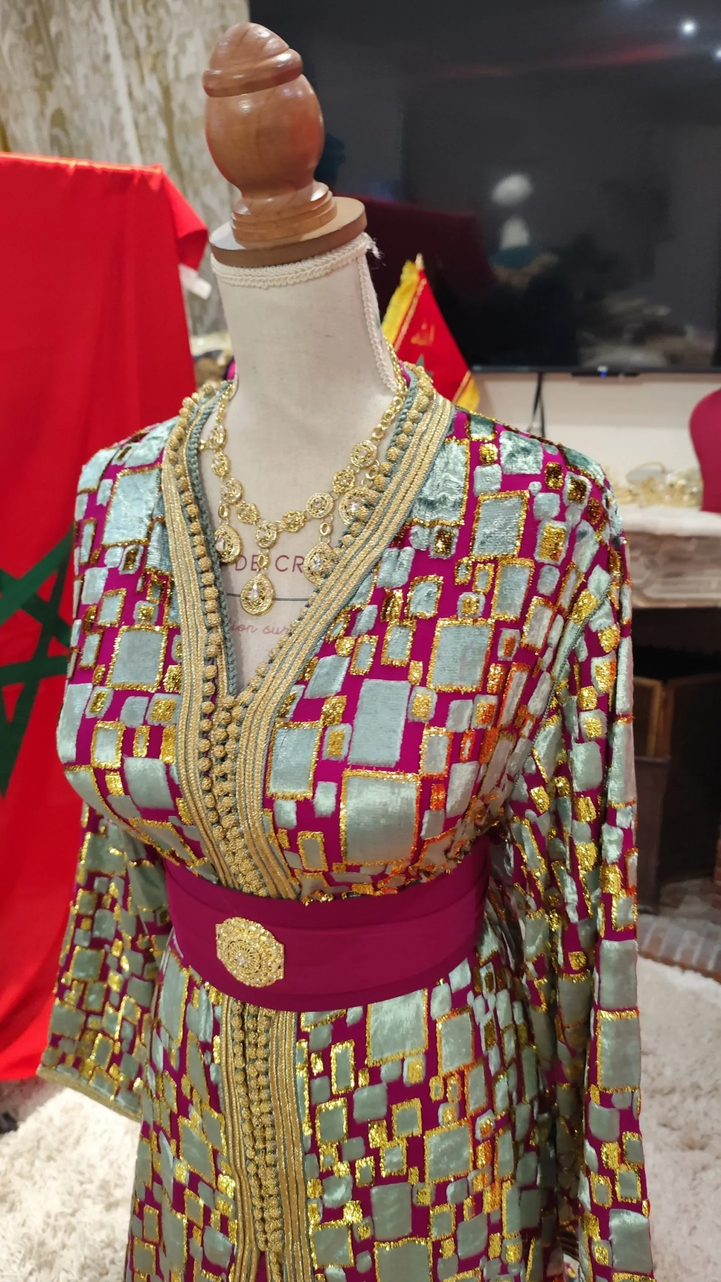 caftan marocain neuf grande taille – Image 2