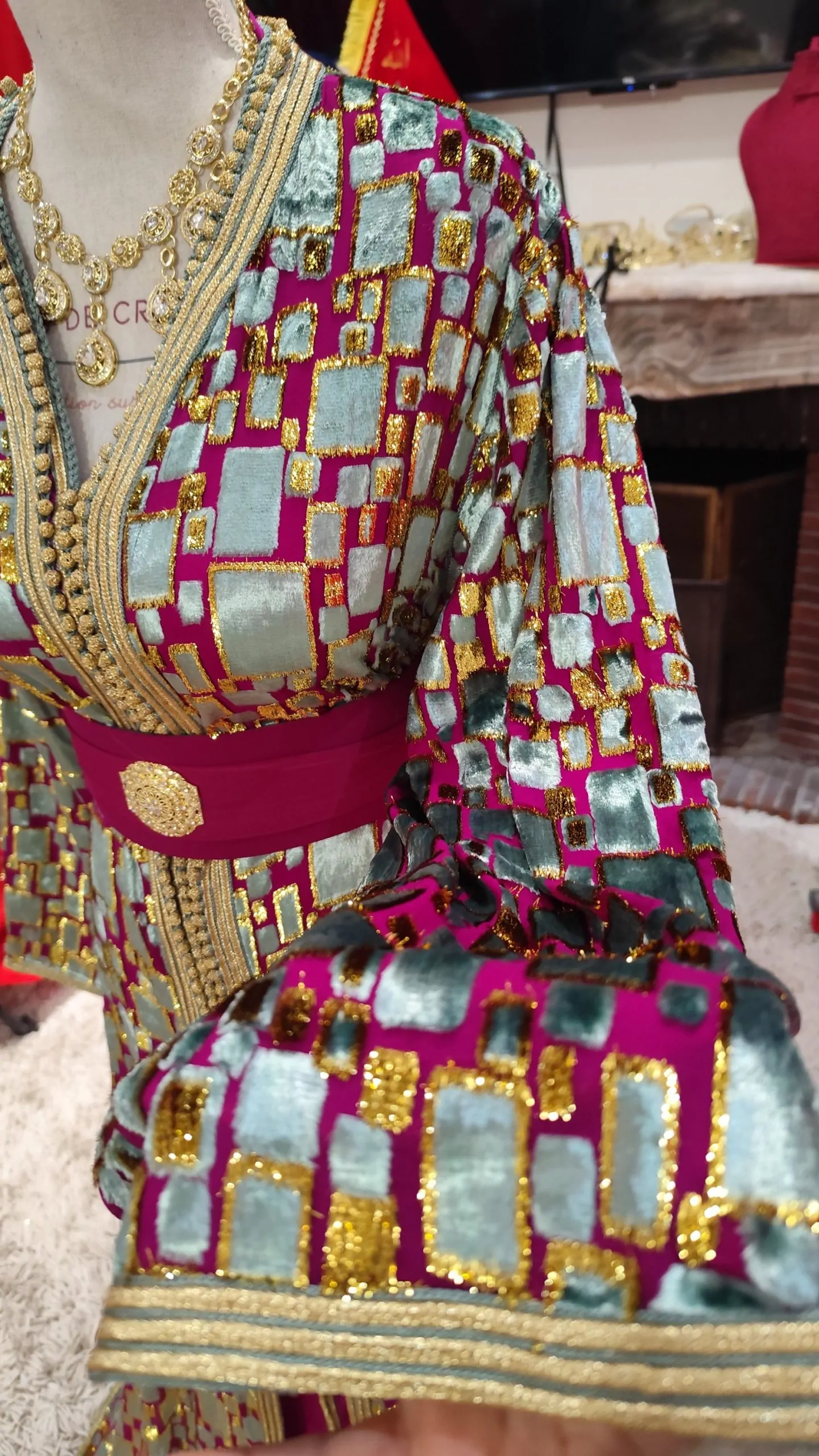caftan marocain neuf grande taille – Image 7