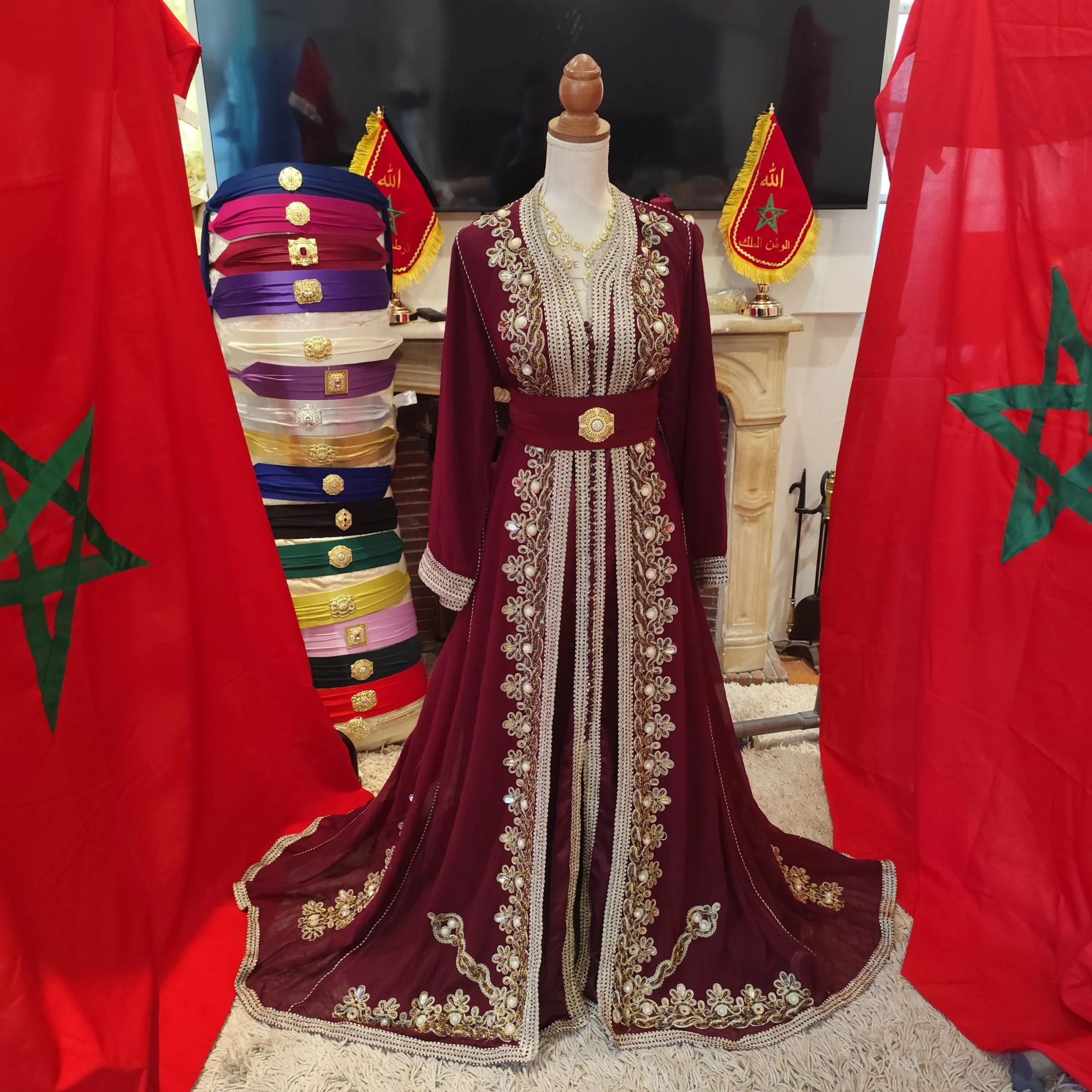 caftan marocain d occasion quasi neuf – Image 11