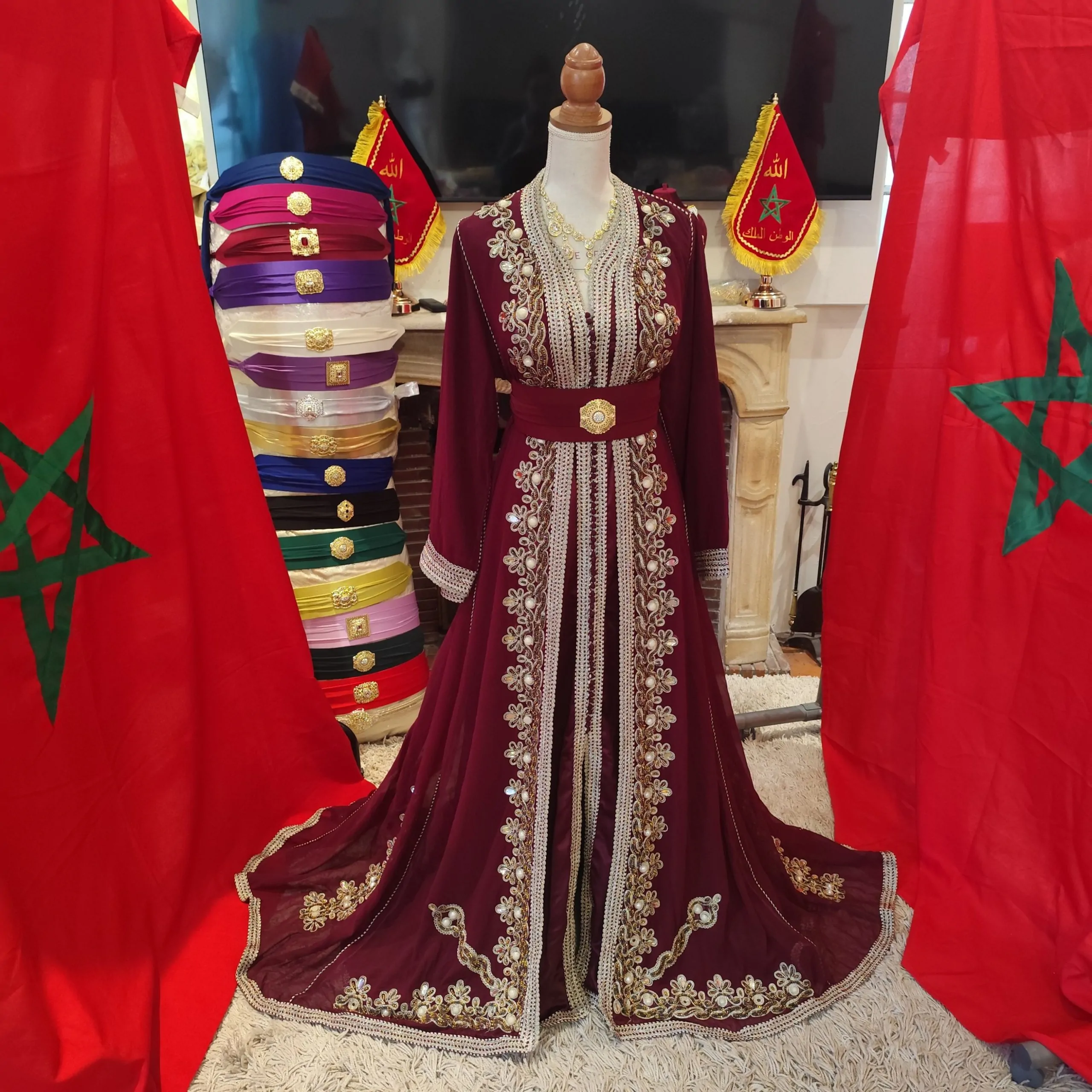 caftan marocain d occasion quasi neuf – Image 9