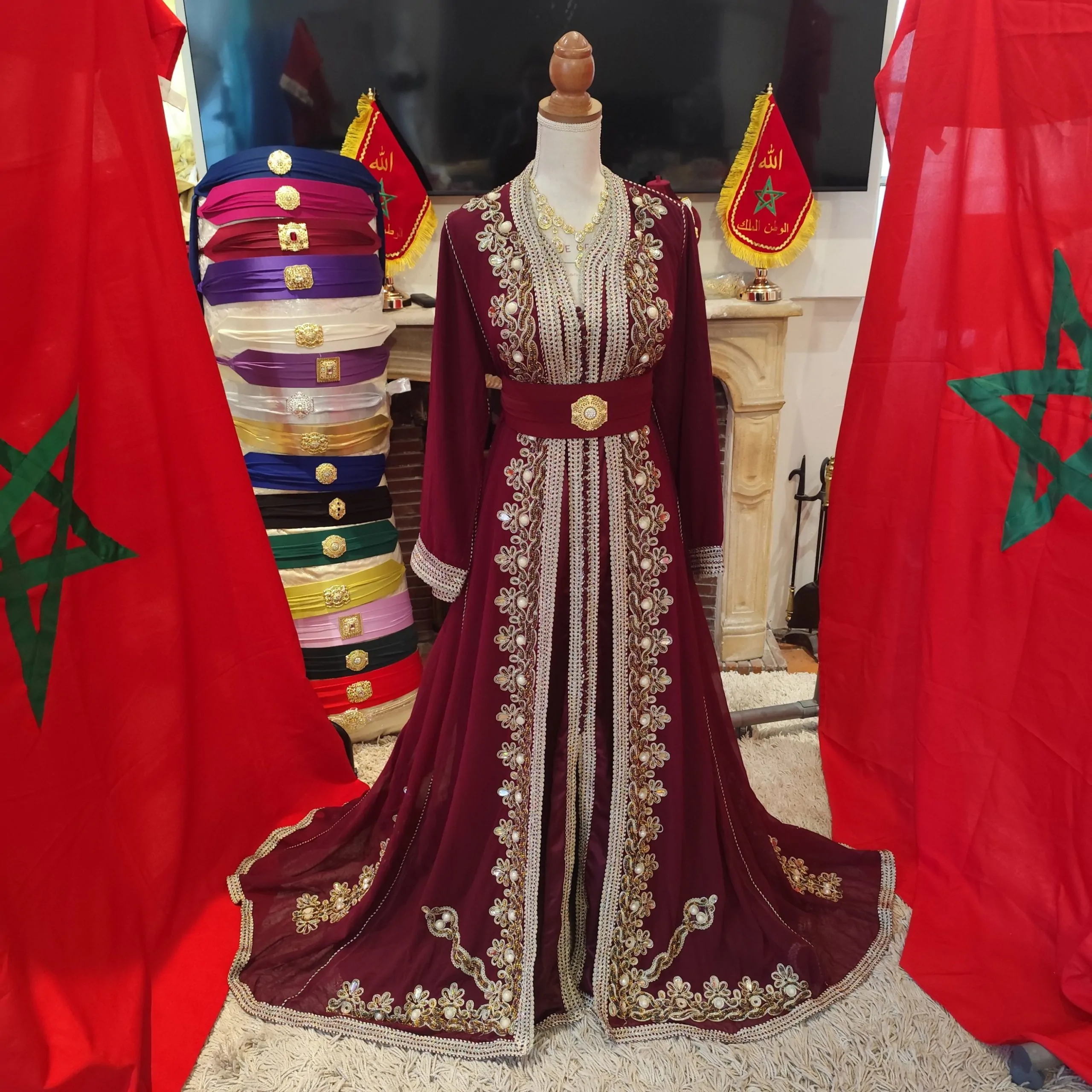 caftan marocain d occasion quasi neuf