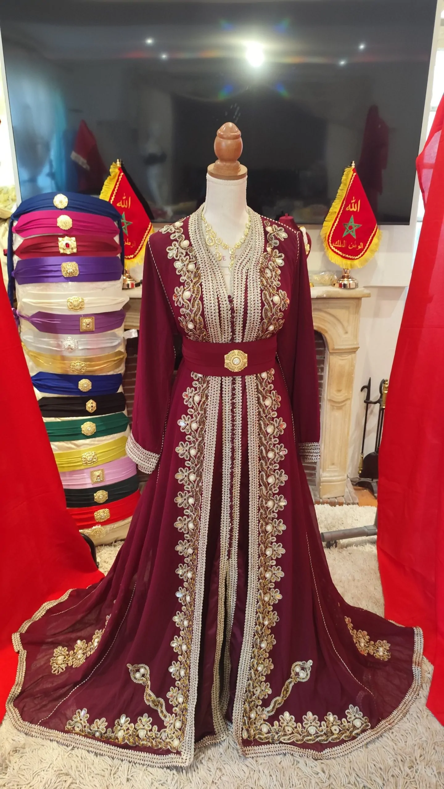 caftan marocain d occasion quasi neuf – Image 4