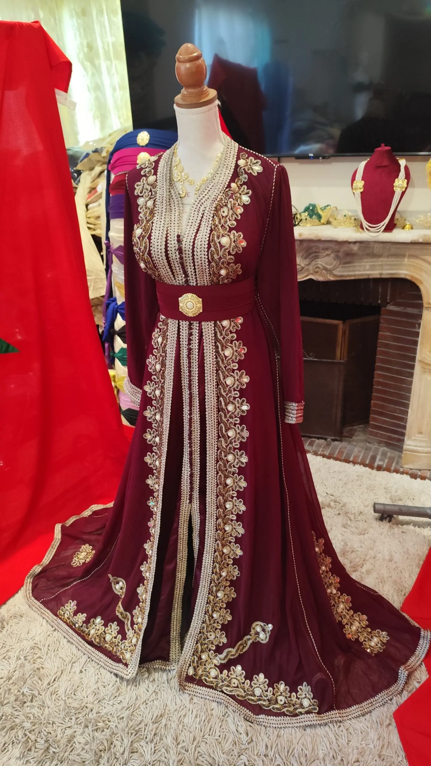 caftan marocain d occasion quasi neuf – Image 7