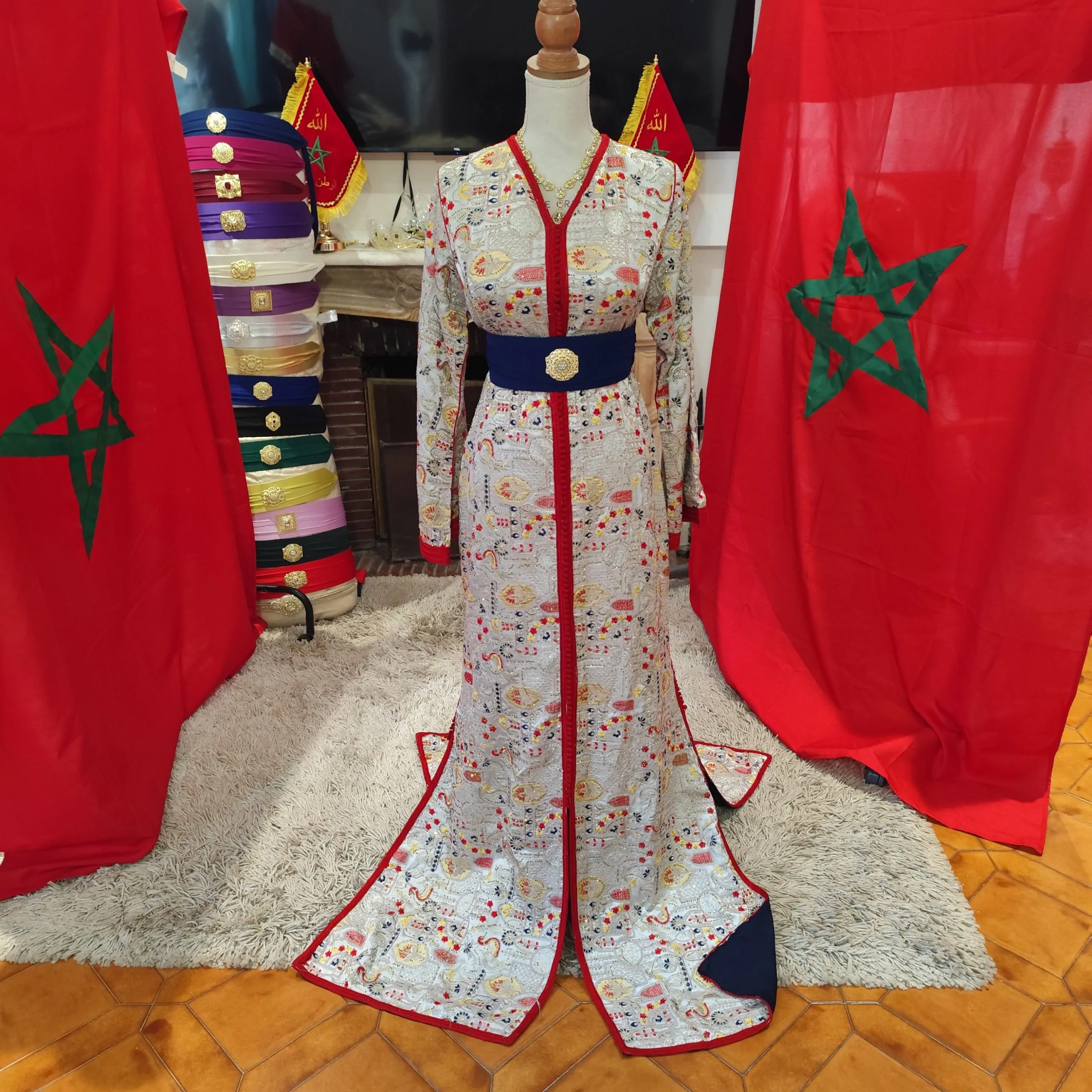 caftan marocain d occasion doublé – Image 14