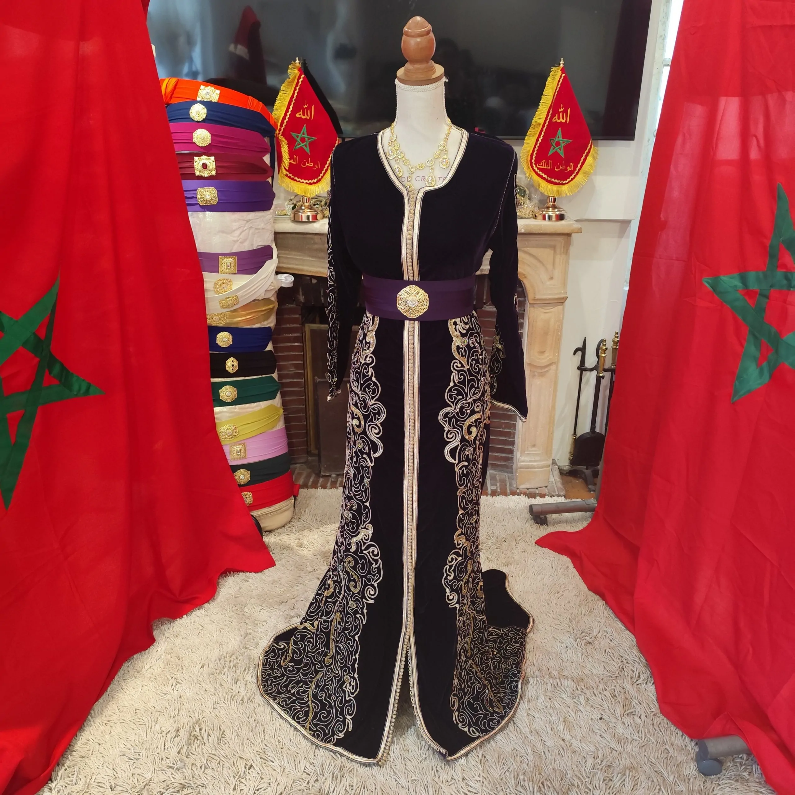 caftan marocain d occasion quasi neuf – Image 2
