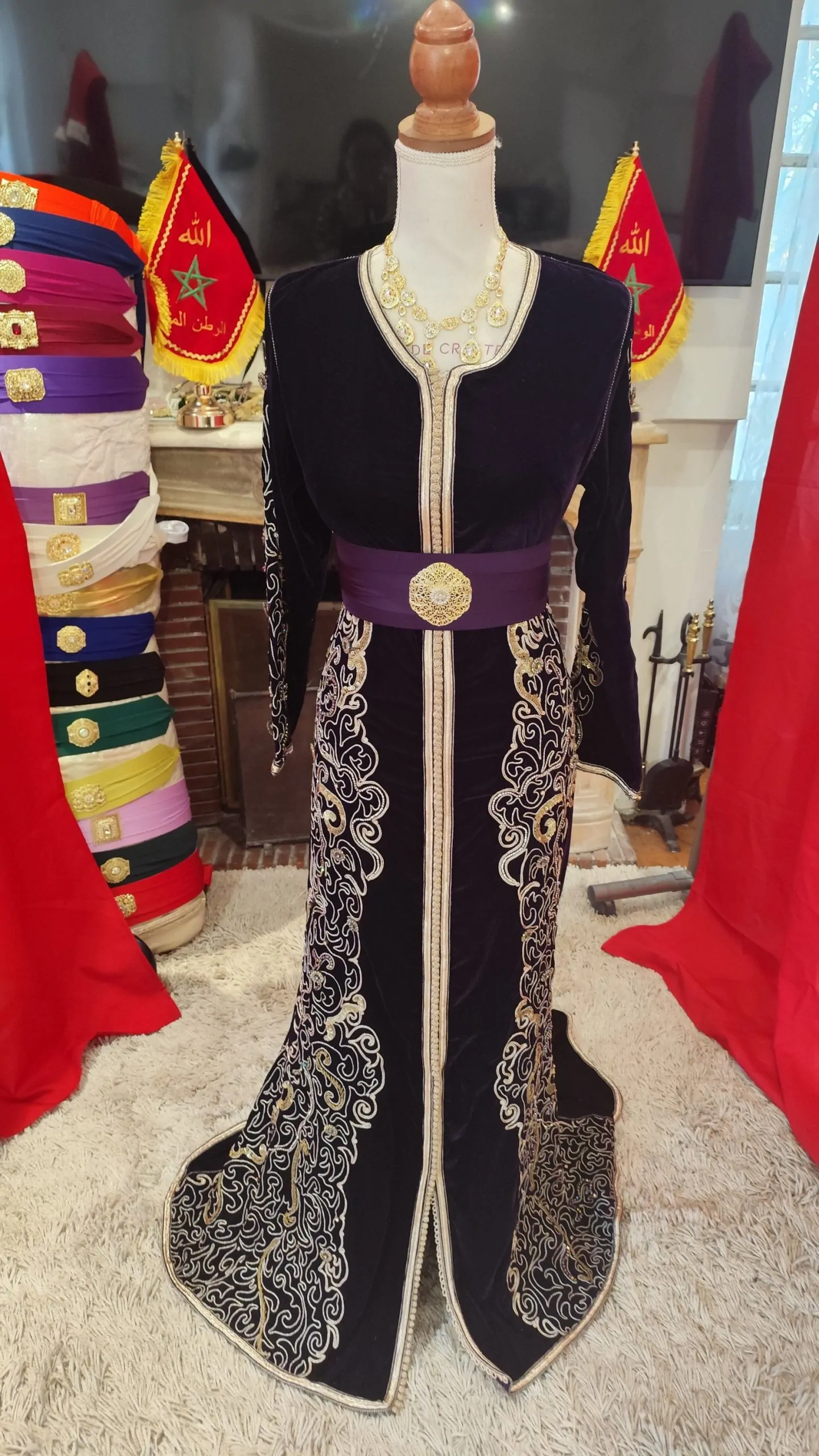 caftan marocain d occasion quasi neuf – Image 8