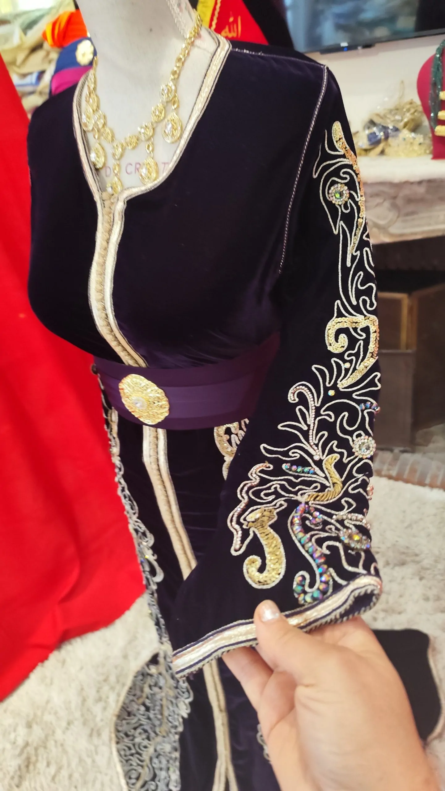 caftan marocain d occasion quasi neuf – Image 5