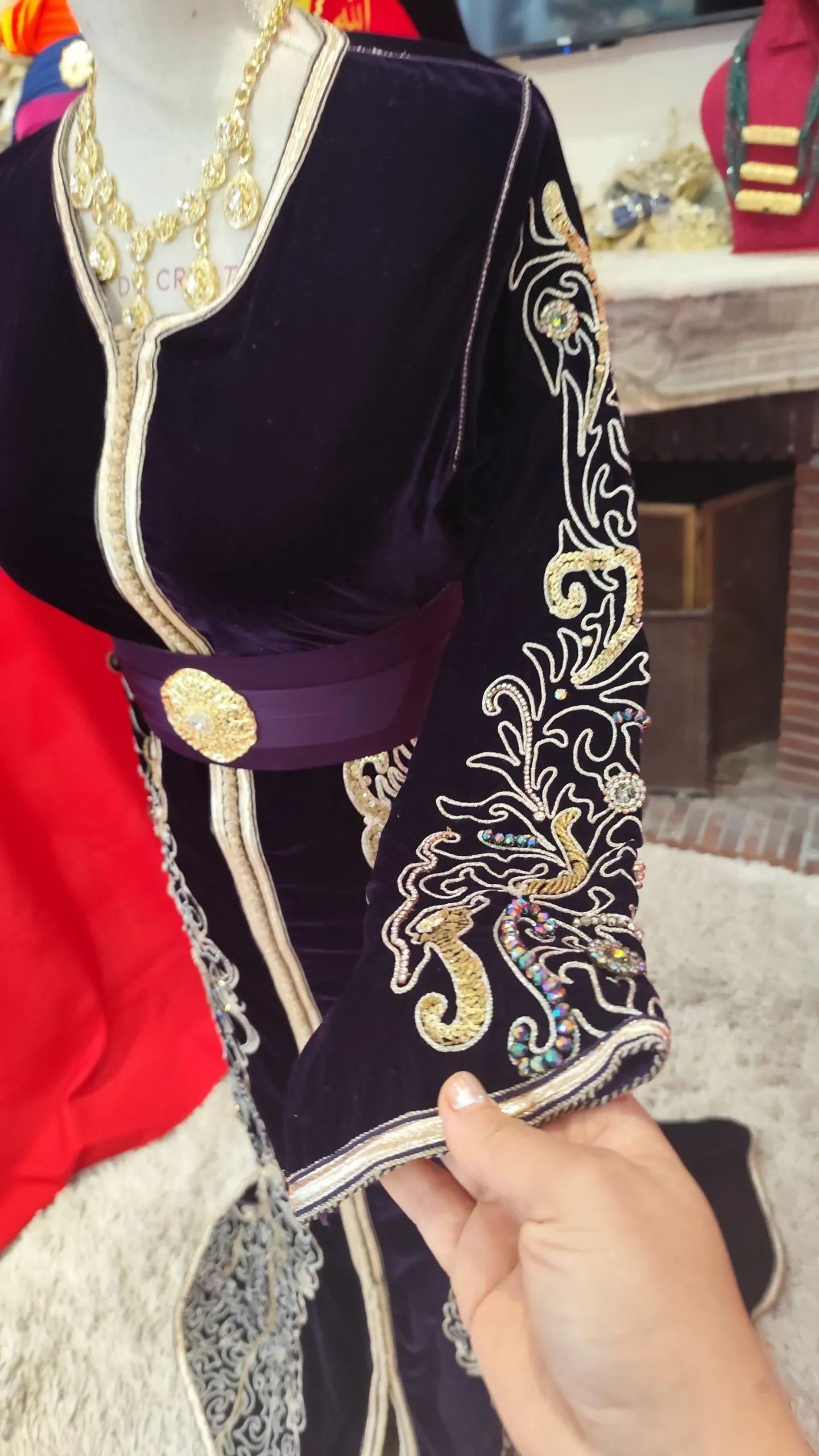 caftan marocain d occasion quasi neuf – Image 9