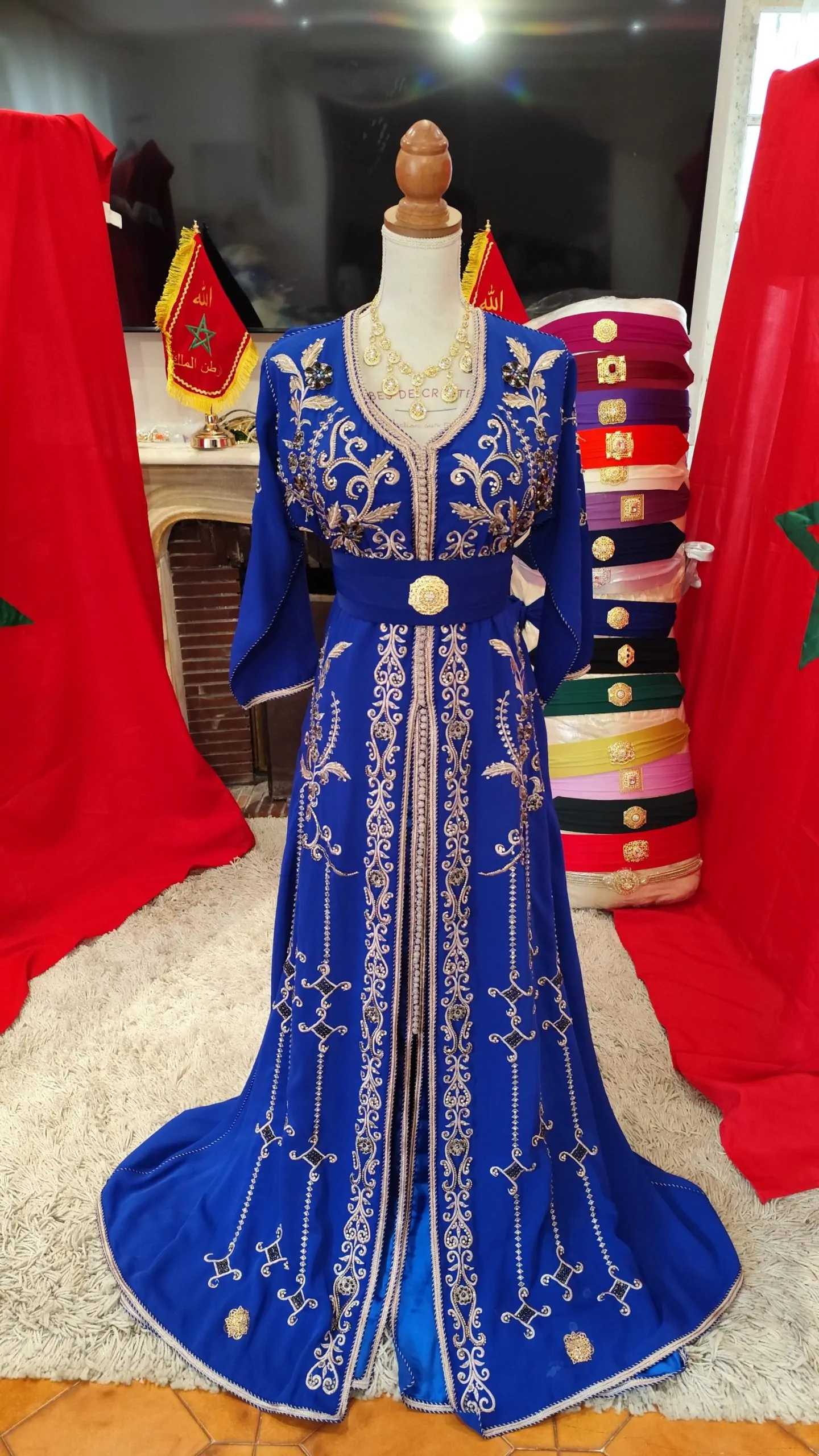 caftan marocain d occasion trois pièces – Image 2