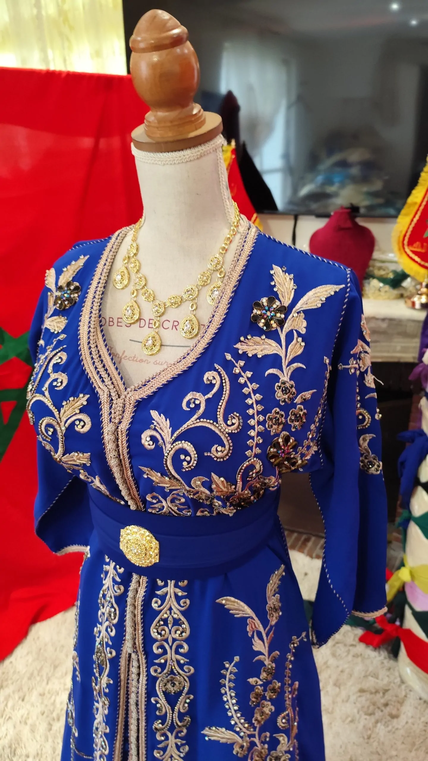 caftan marocain d occasion trois pièces – Image 5