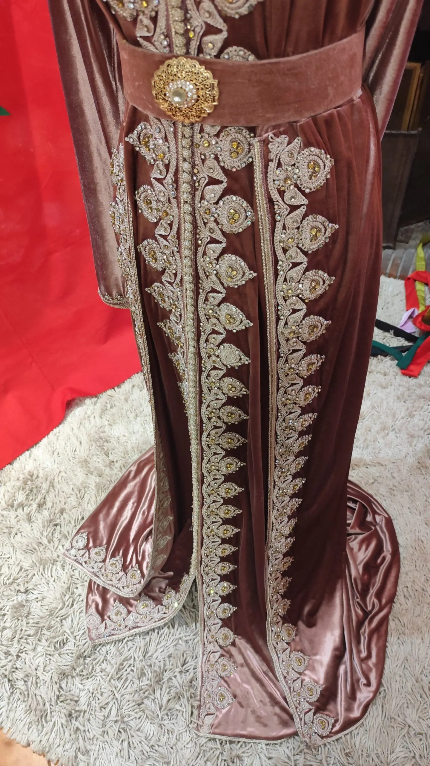 caftan marocain d occasion avec ceinture – Image 4