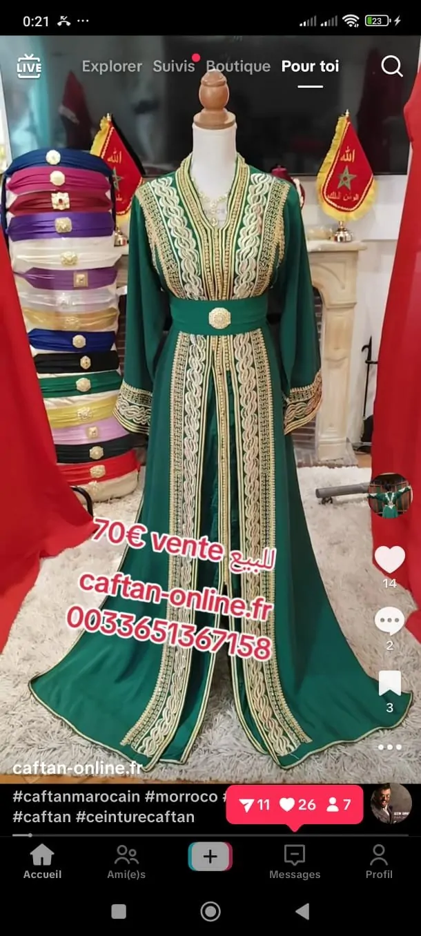 2 takchita d occasion avec ceinture