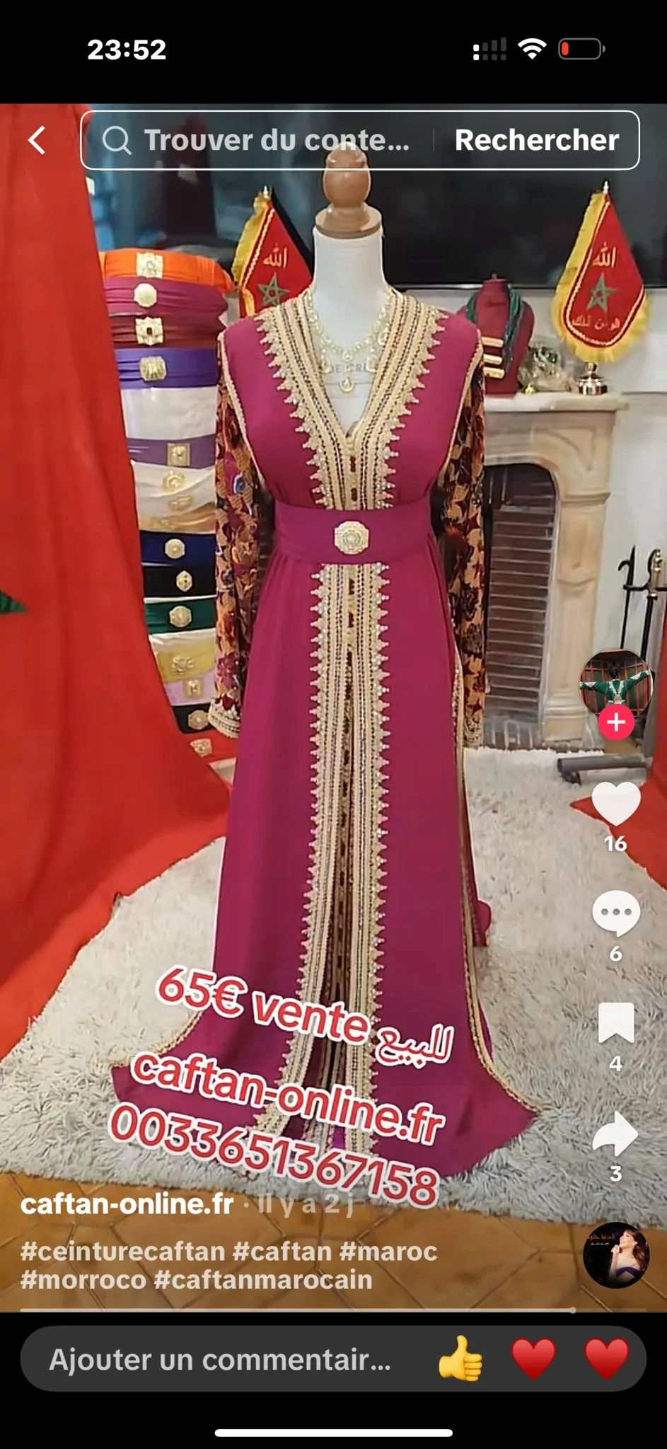 2 takchita d occasion avec ceinture – Image 2