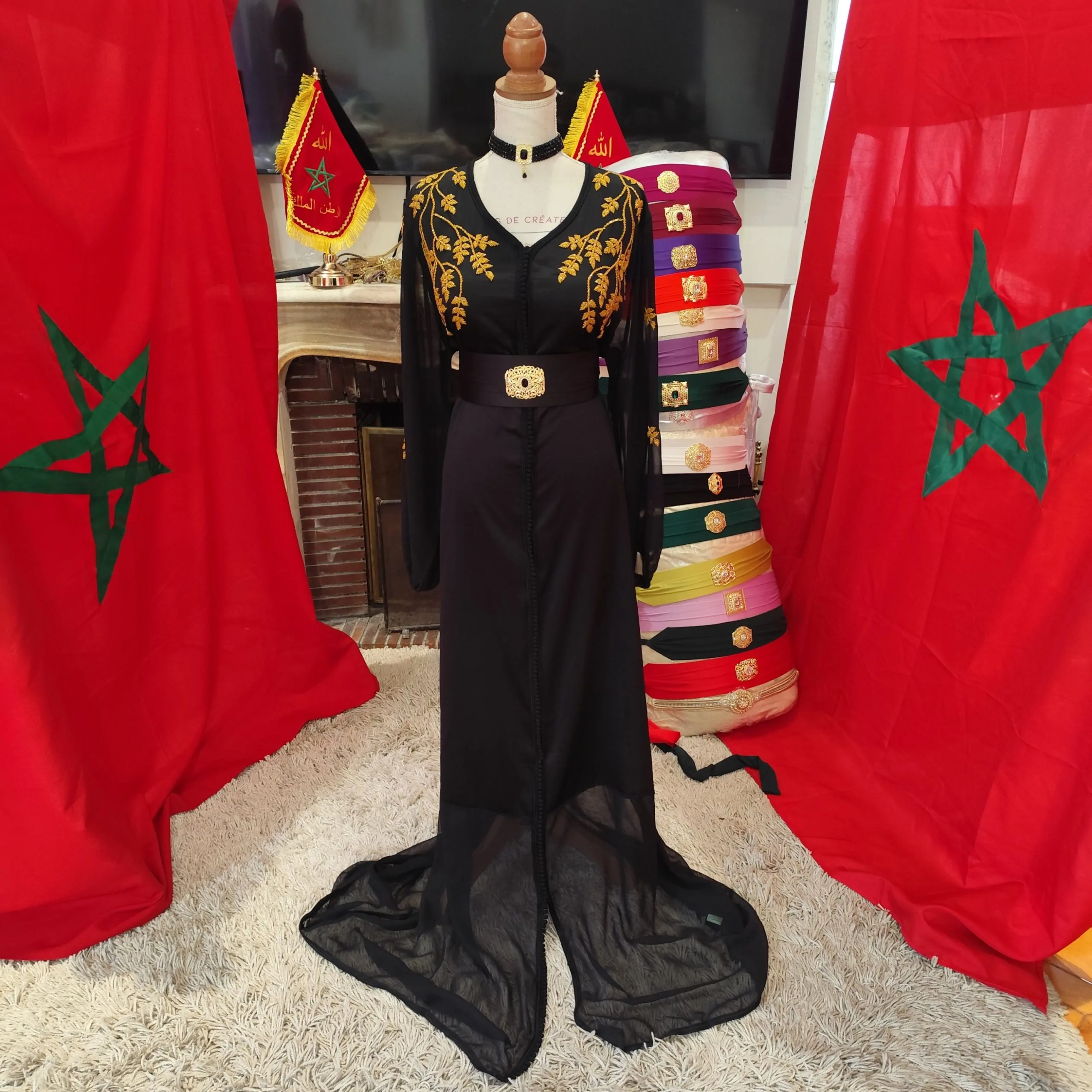 caftan marocain d occasion grande taille – Image 9