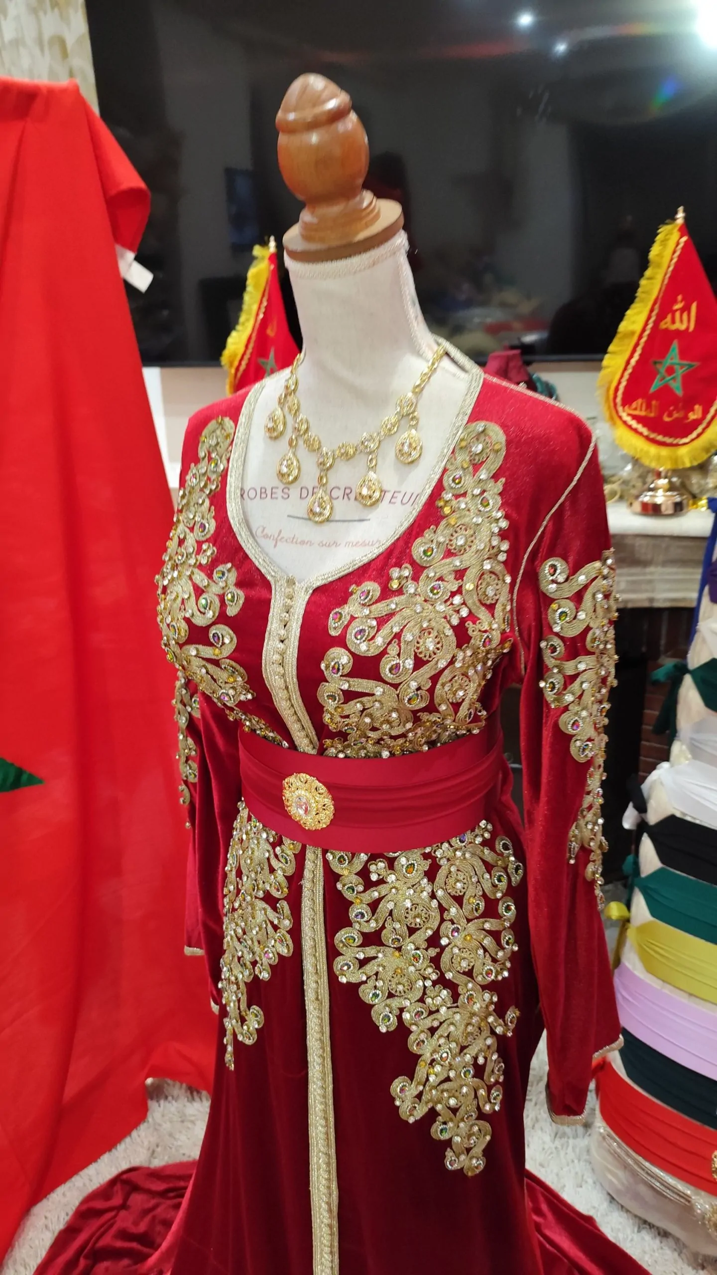 caftan marocain d occasion avec ceinture – Image 14