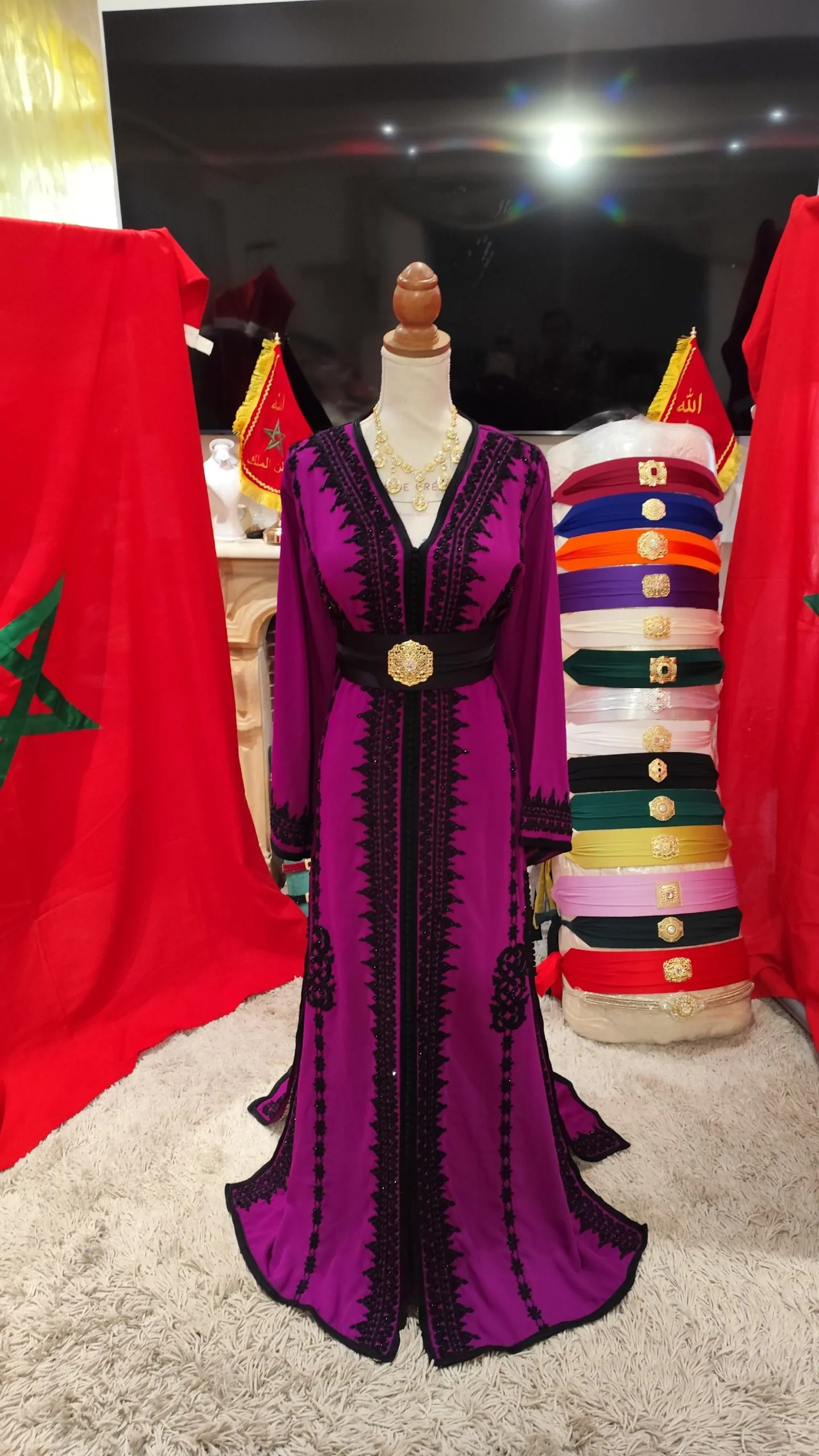 caftan marocain porté une fois – Image 3