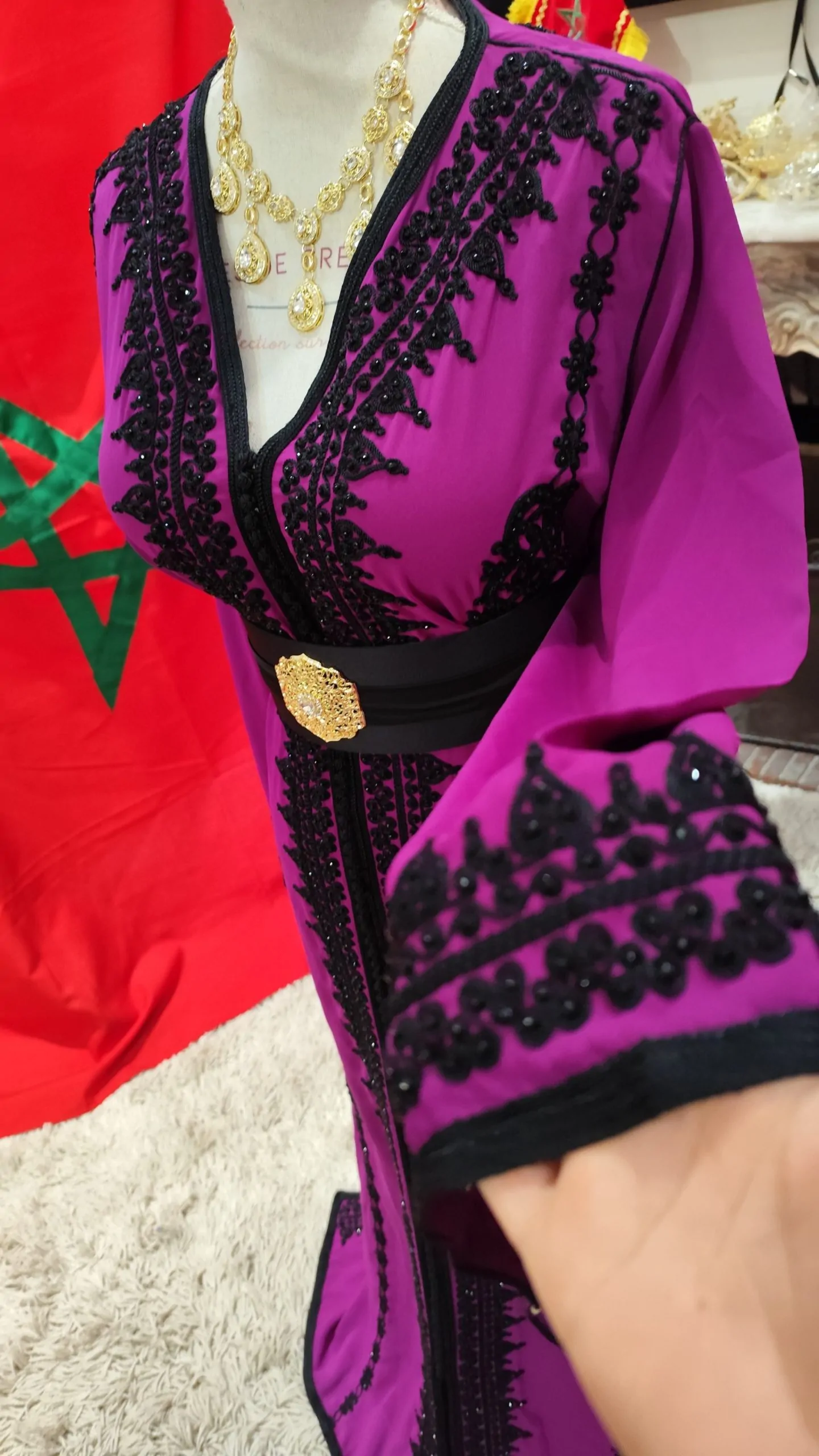 caftan marocain porté une fois – Image 15