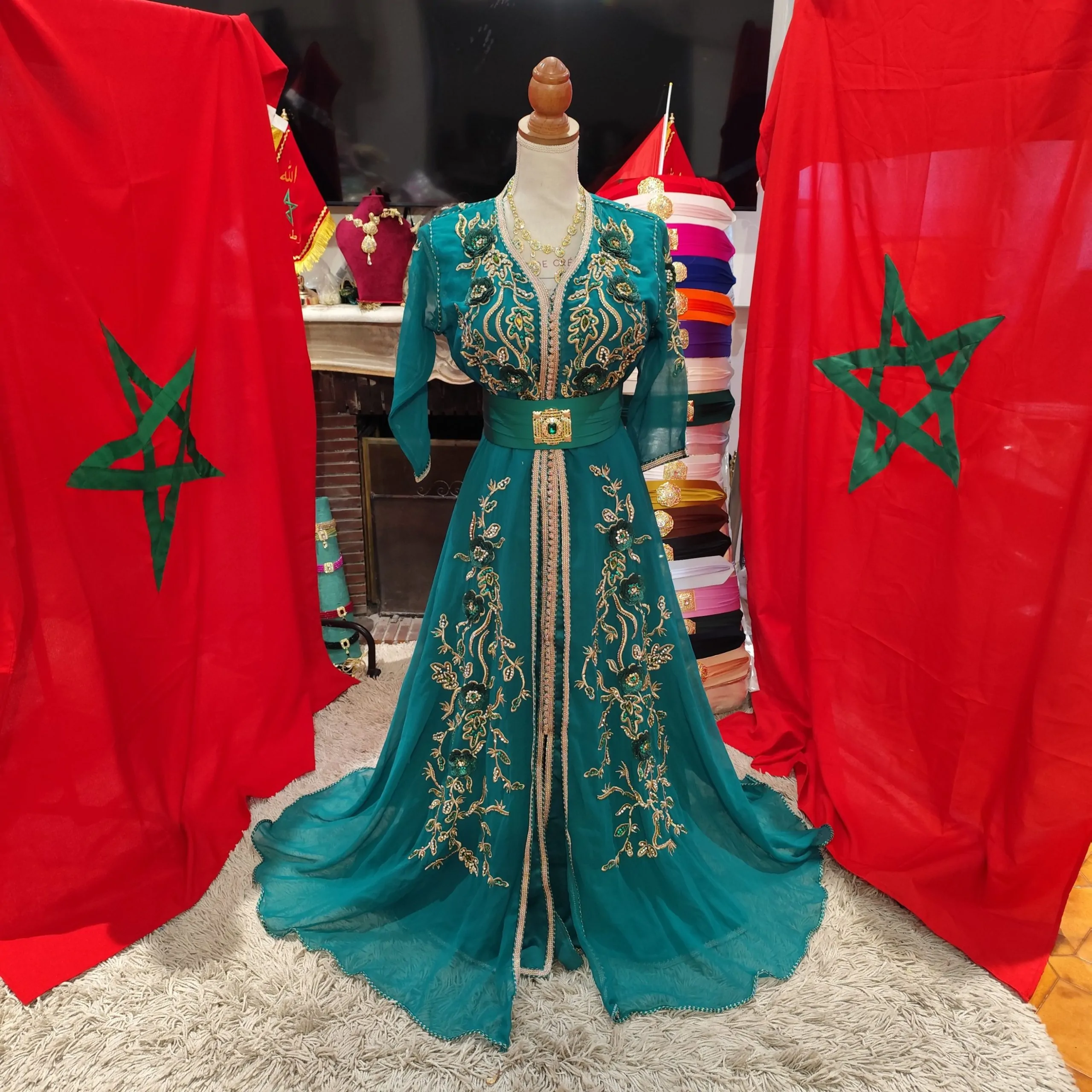 caftan marocain porté une fois – Image 14