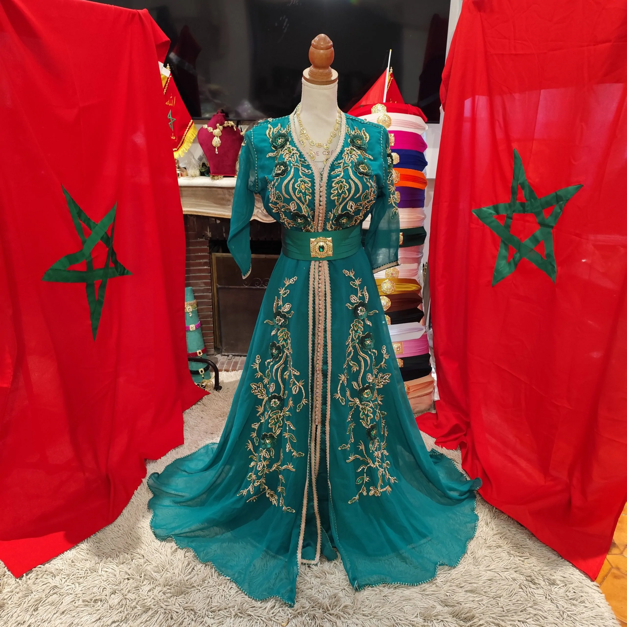 caftan marocain porté une fois – Image 13