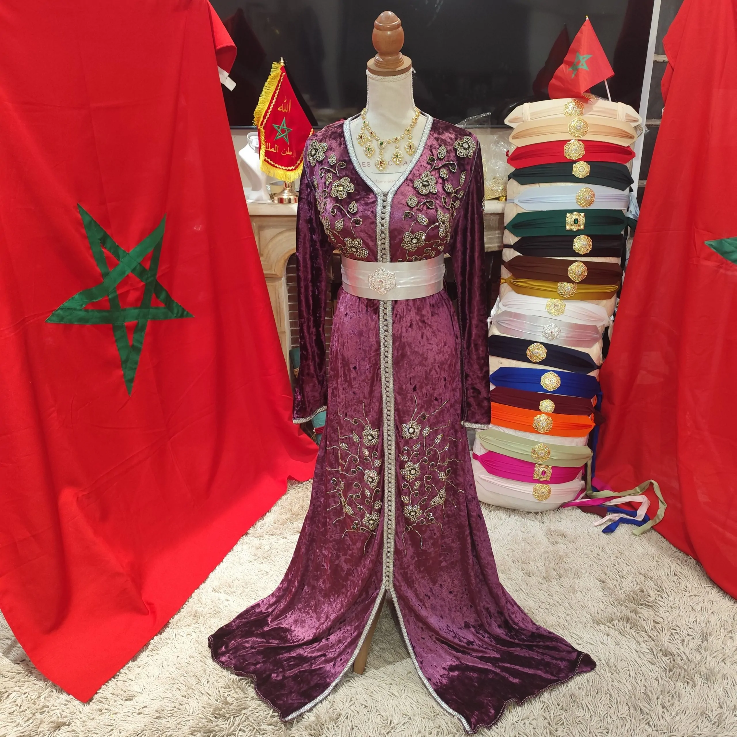 caftan marocain d occasion grande taille