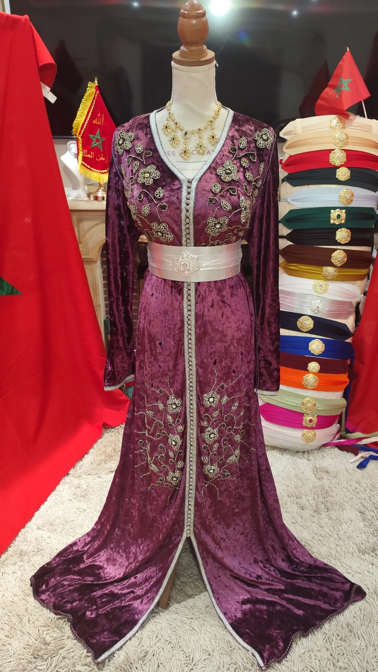 caftan marocain d occasion grande taille – Image 6