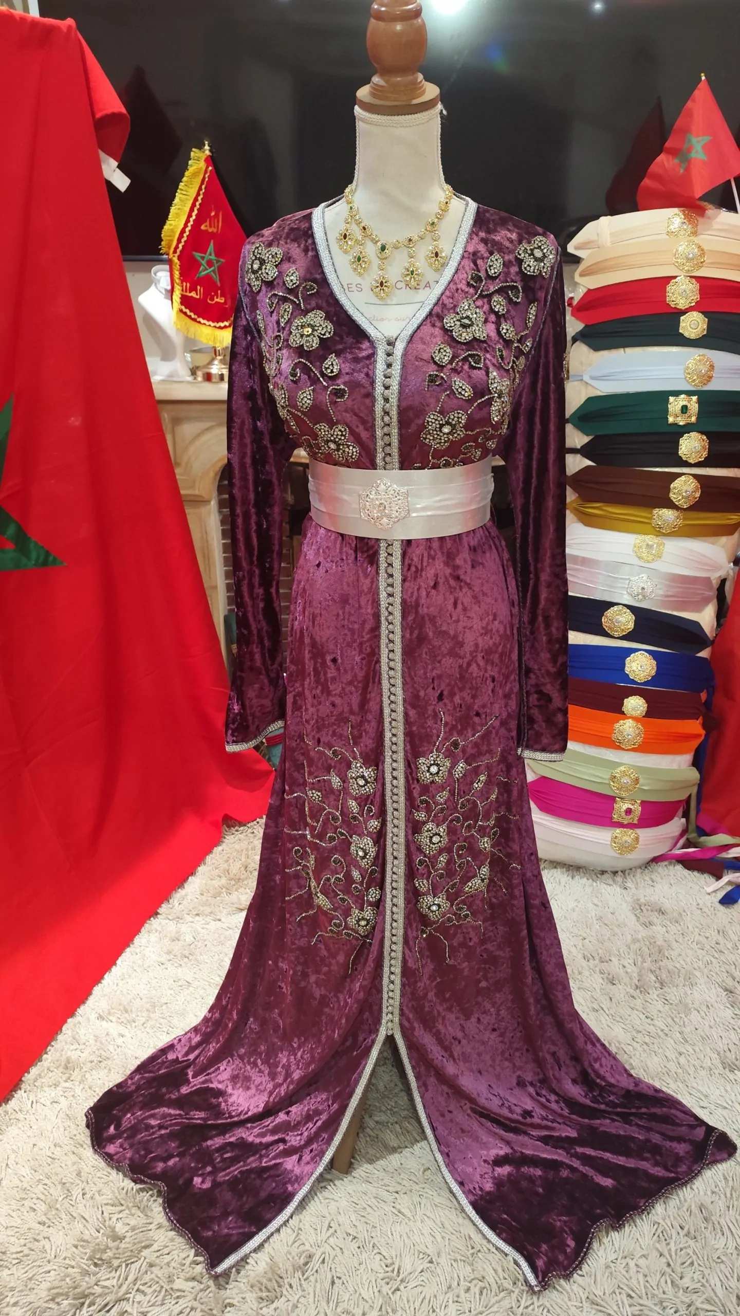 caftan marocain d occasion grande taille – Image 4