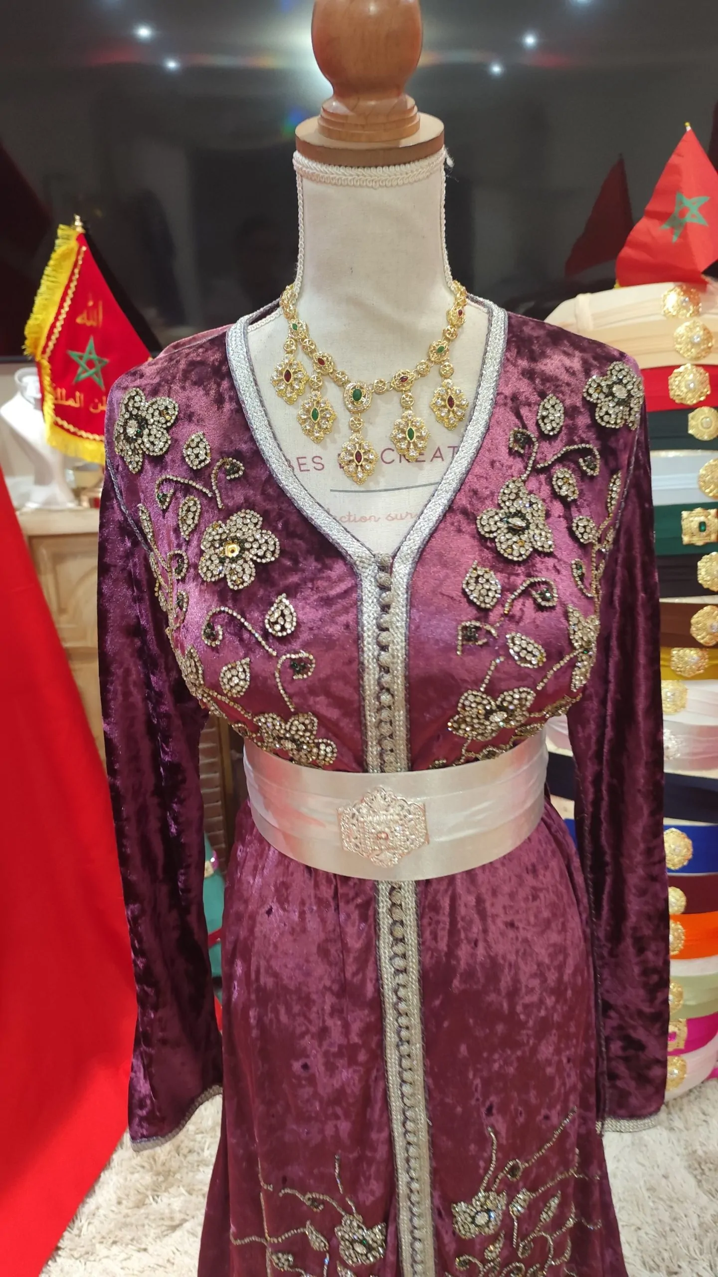 caftan marocain d occasion grande taille – Image 9