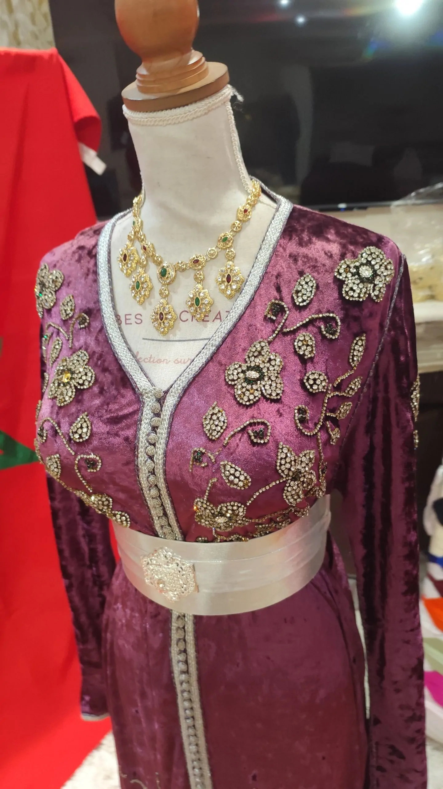 caftan marocain d occasion grande taille – Image 8