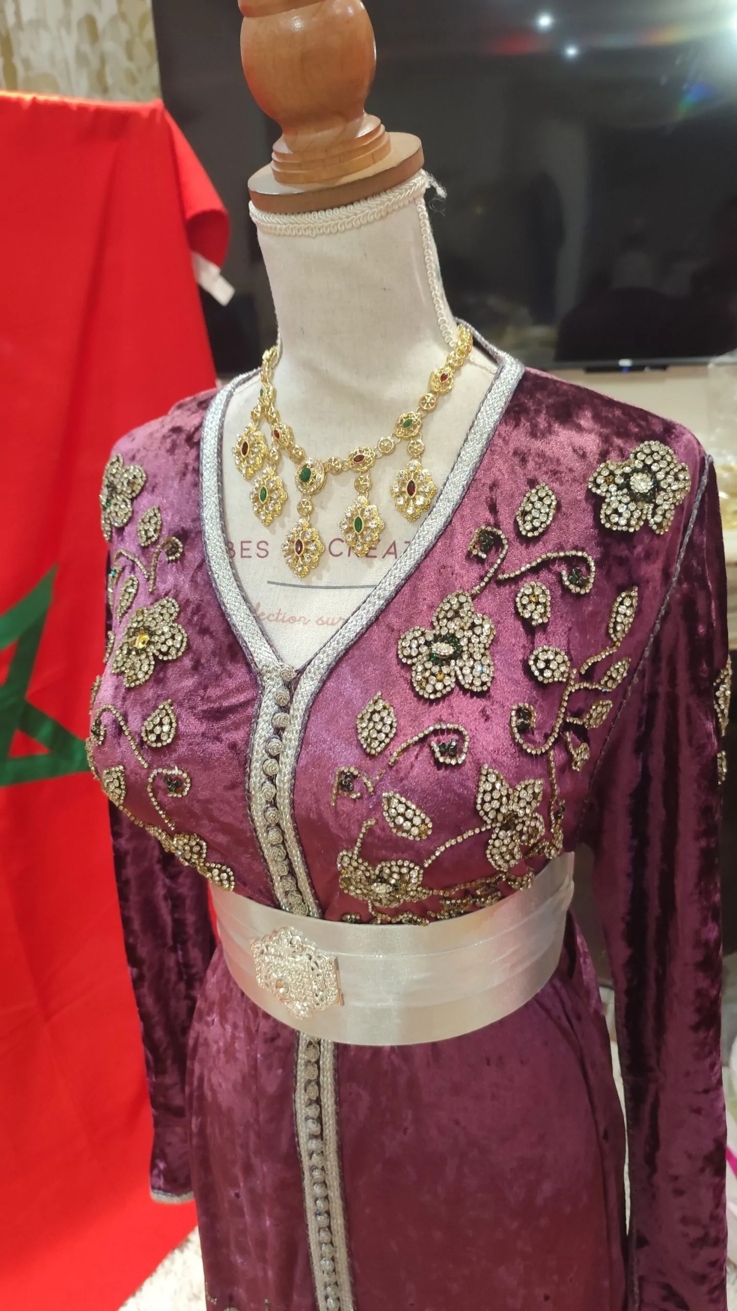 caftan marocain d occasion grande taille – Image 3